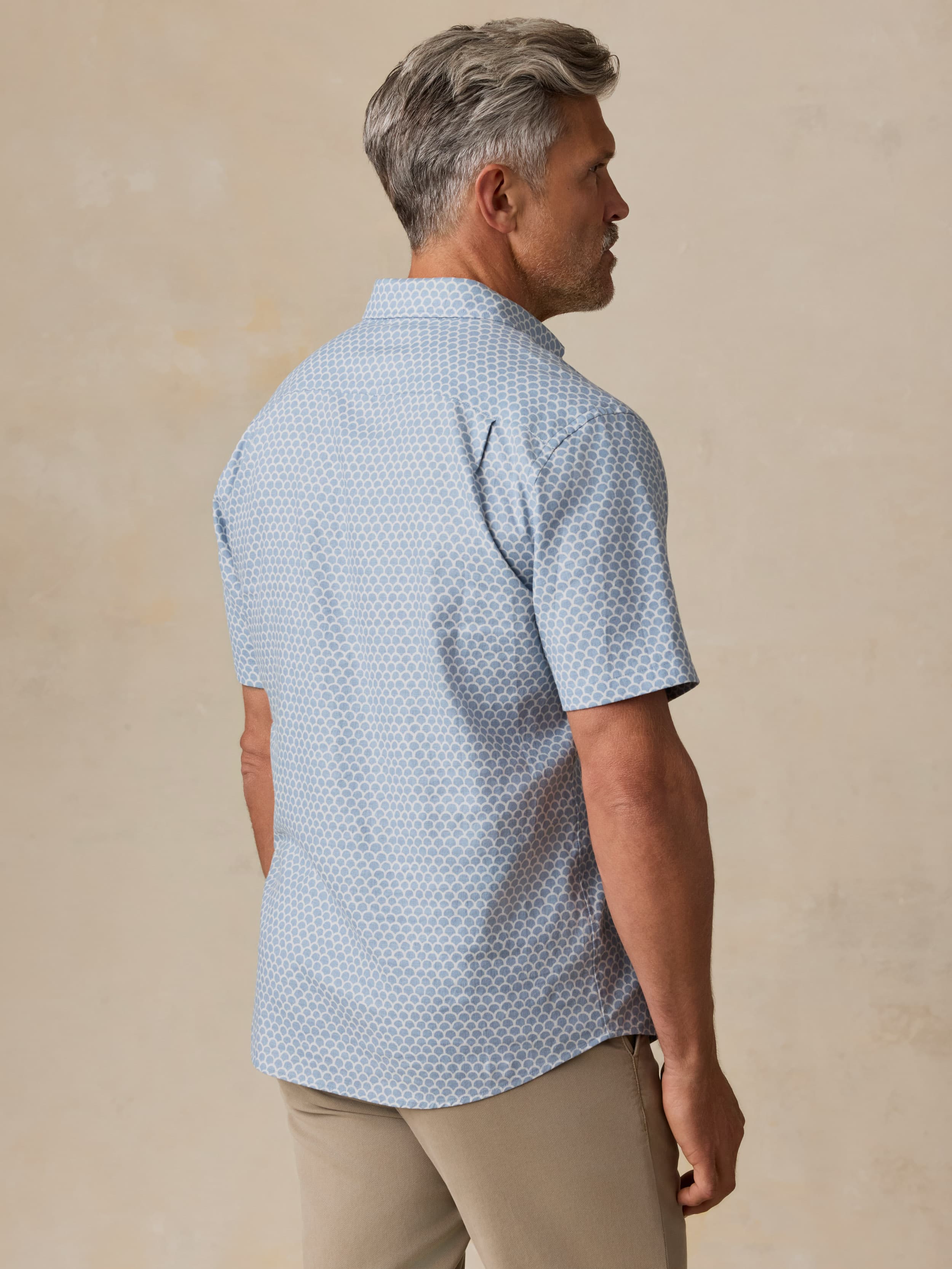 Short-Sleeve Breeze Shirt - Fishscale Redux | Faherty Brand
