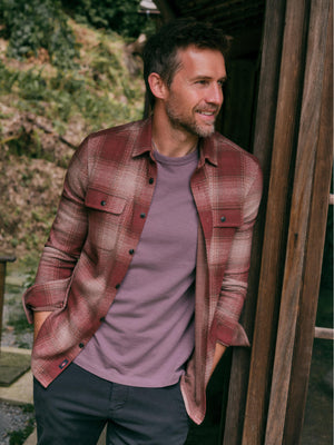 Legend Sweater Shirt - Cedar Ombre Plaid