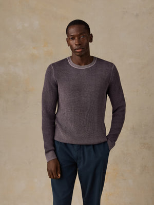 Sunwashed Crewneck Sweater - Lilac Twilight