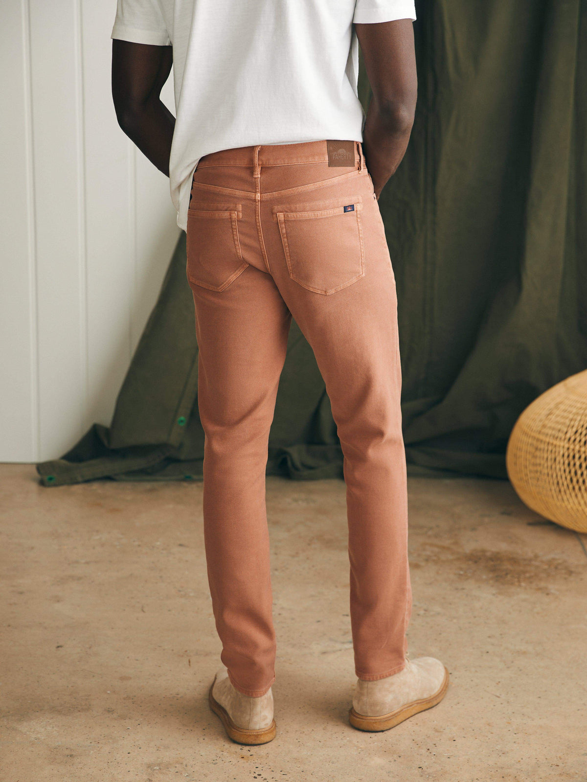 Stretch Terry 5-Pocket (34") - Mesa Red, image 6 of 6