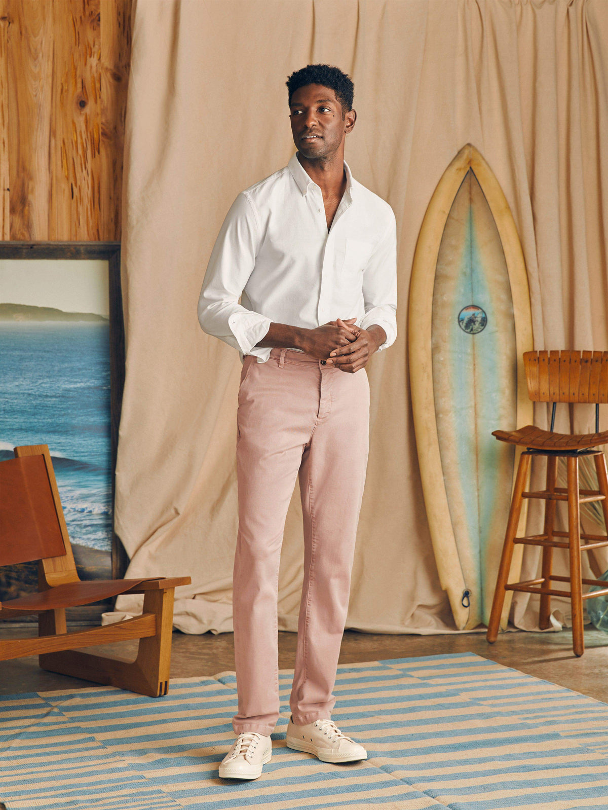 Coastline Chino (34") - Spring Quartz, image 1 of 5