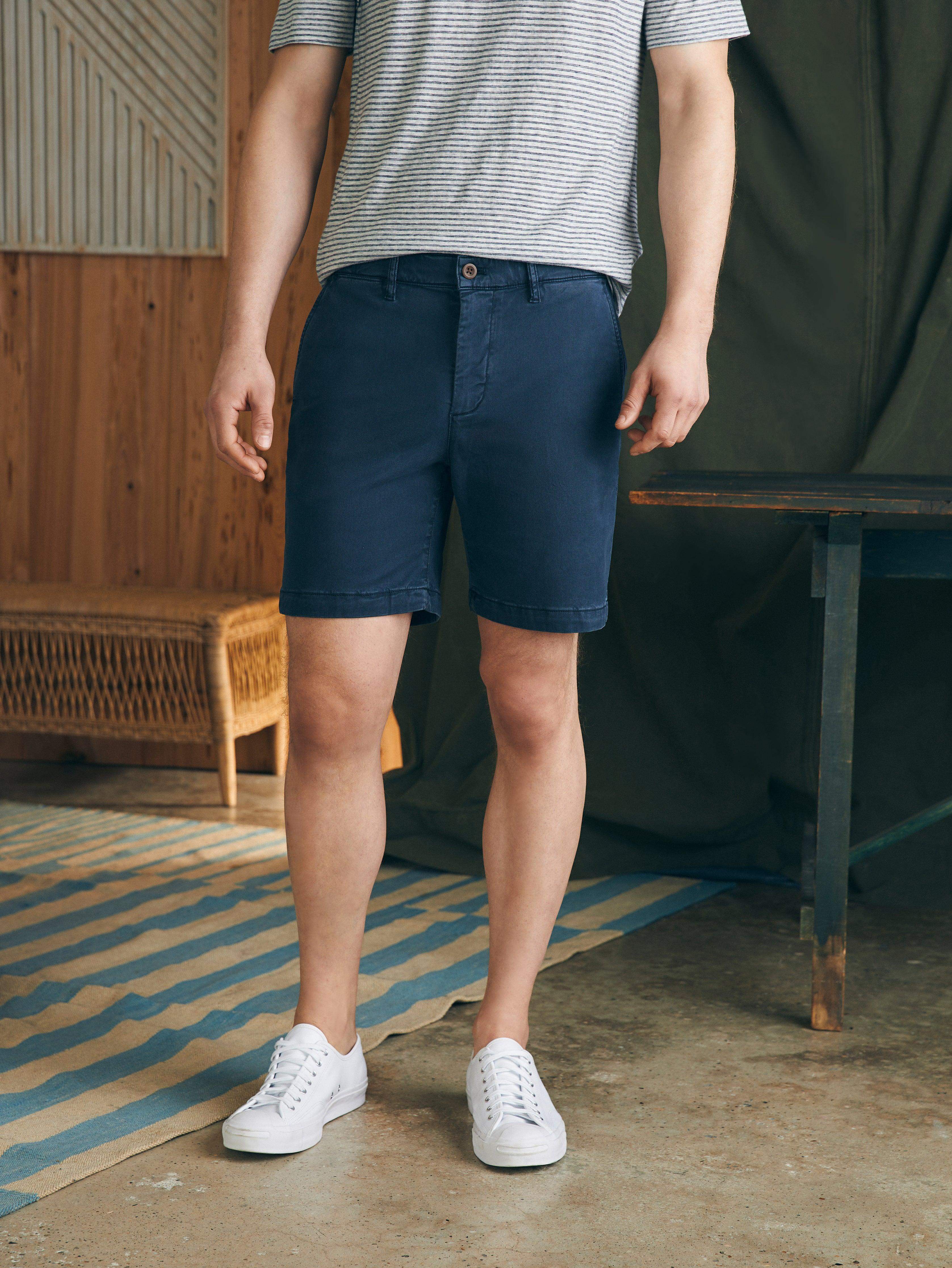 Coastline Chino Short (8") - Blue Nights