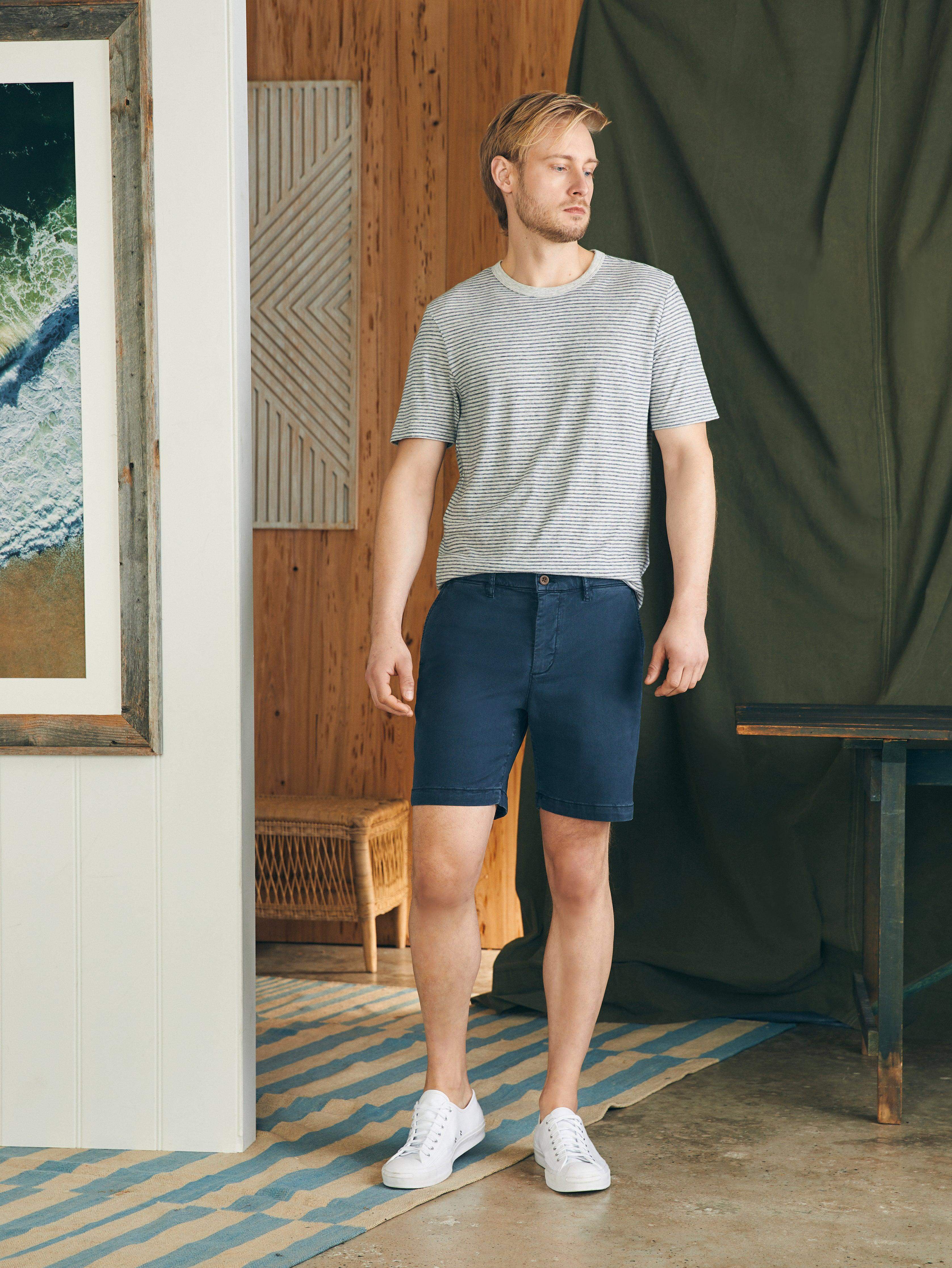 Coastline Chino Short (8") - Blue Nights