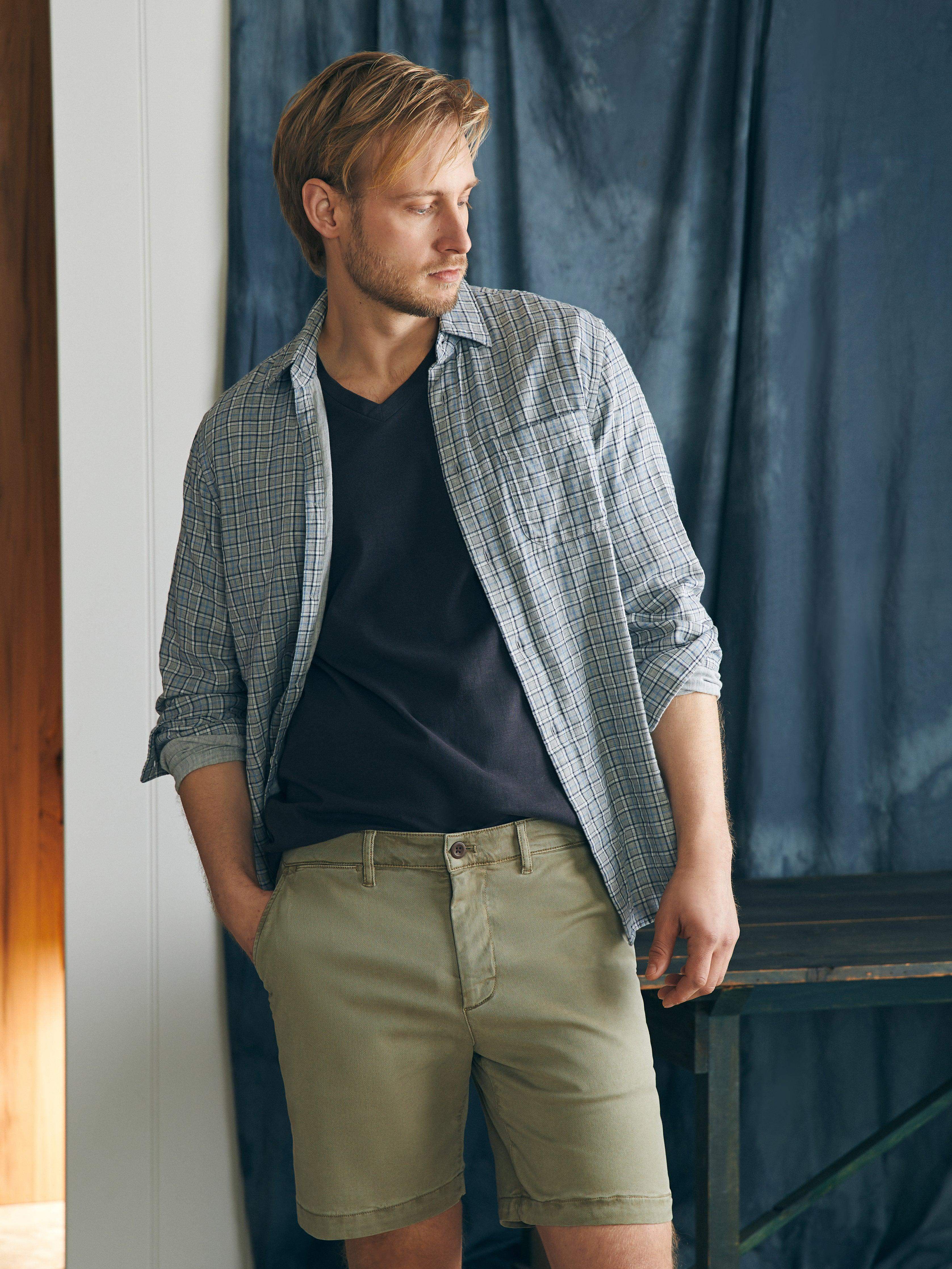 Coastline Chino Short (8") - Mountain Olive
