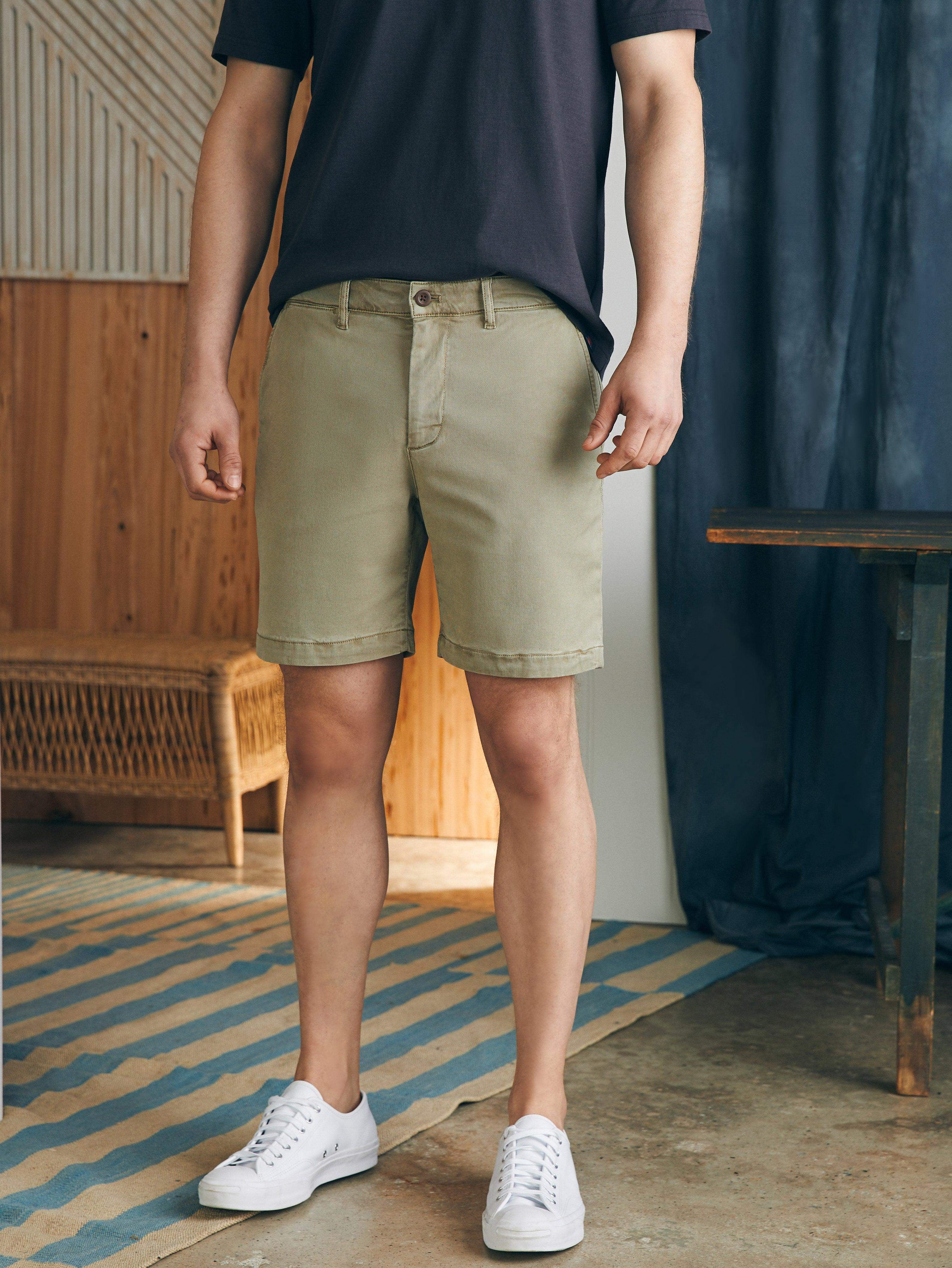 Coastline Chino Short (8") - Mountain Olive