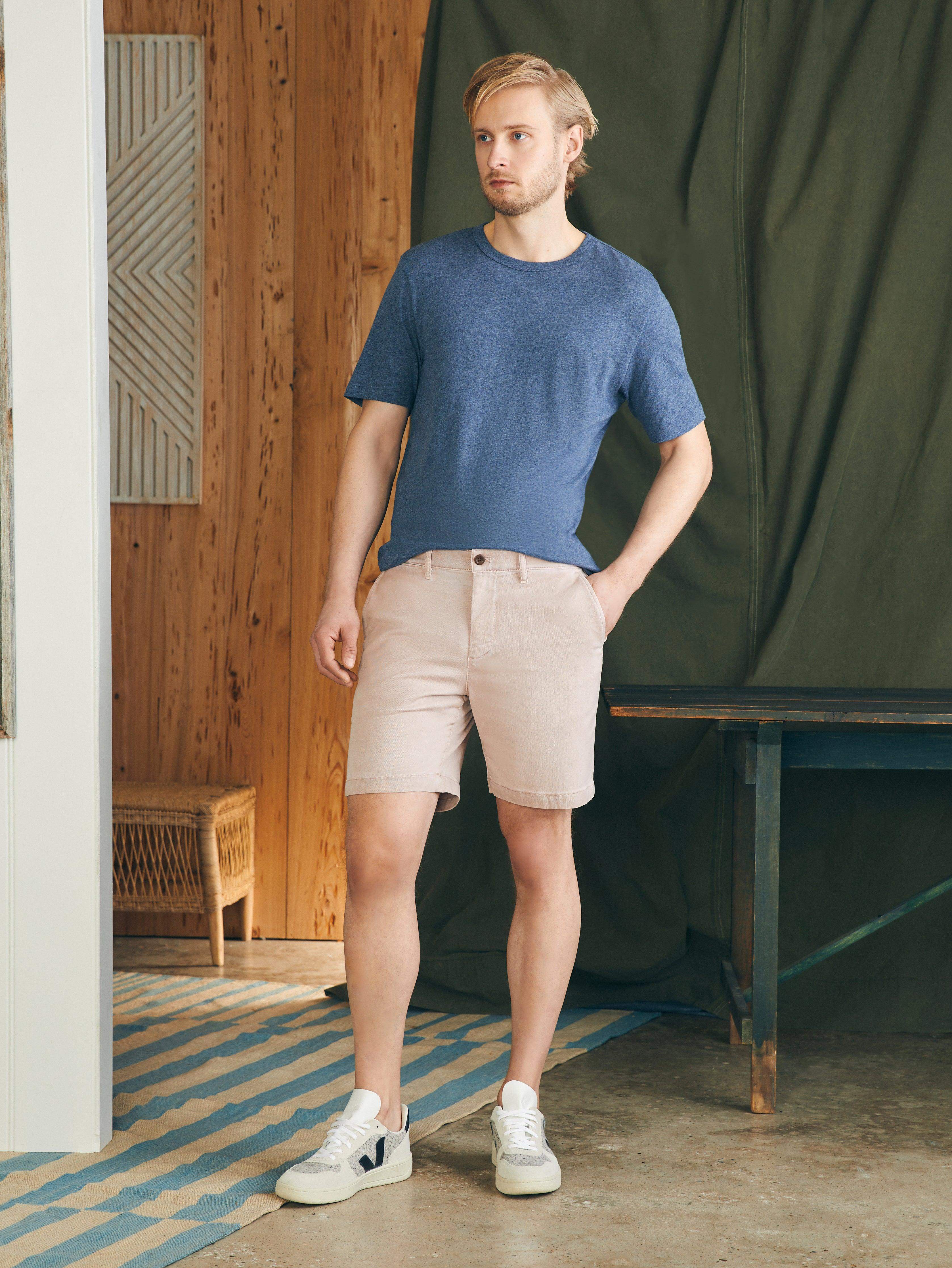 Coastline Chino Short (8") - Spring Quartz