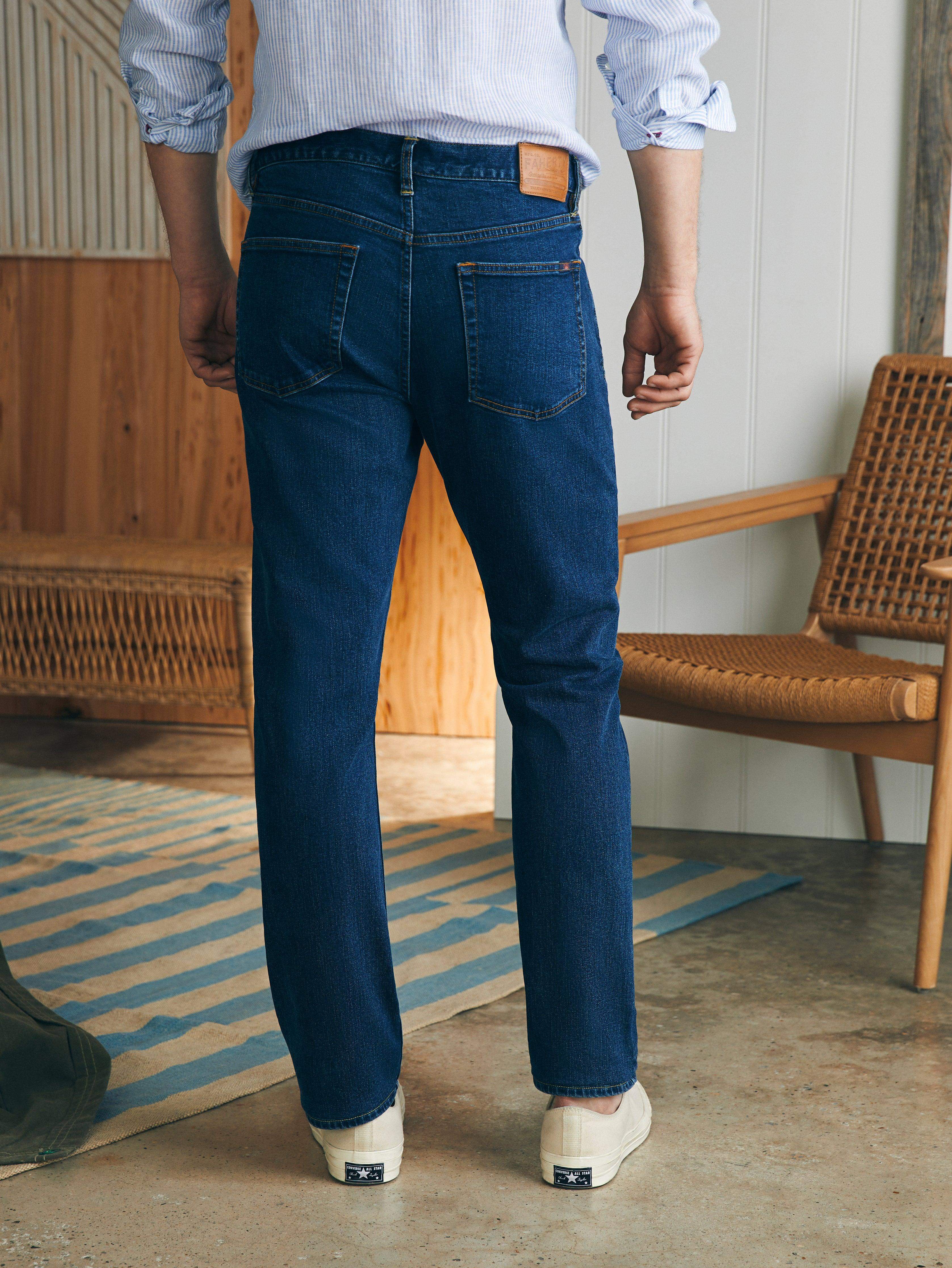 Slim Straight Denim - Cove Point Wash | Faherty Brand