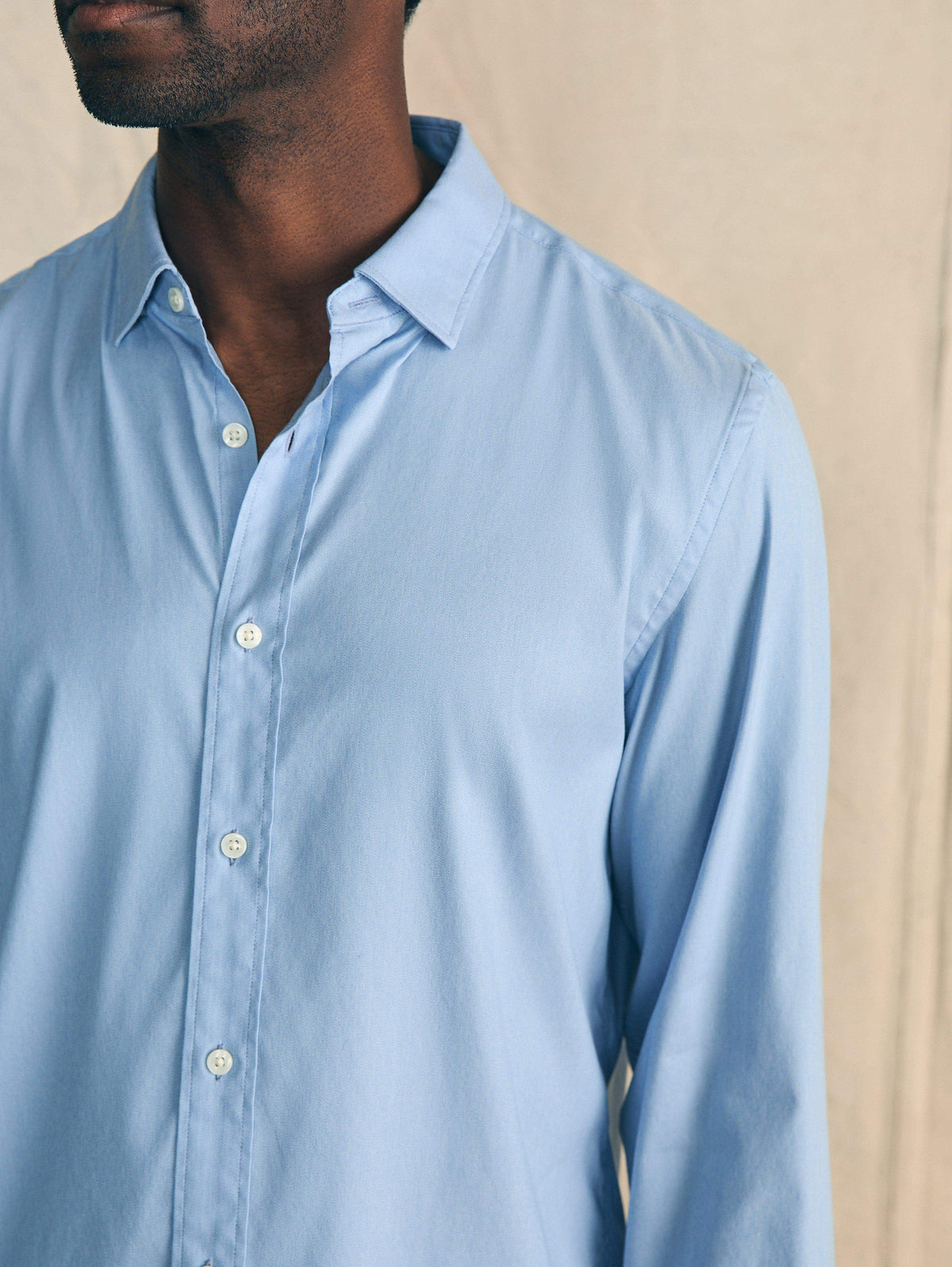  | The Movement Shirt - Atlantic Sky | Faherty Brand, image 2 of 5