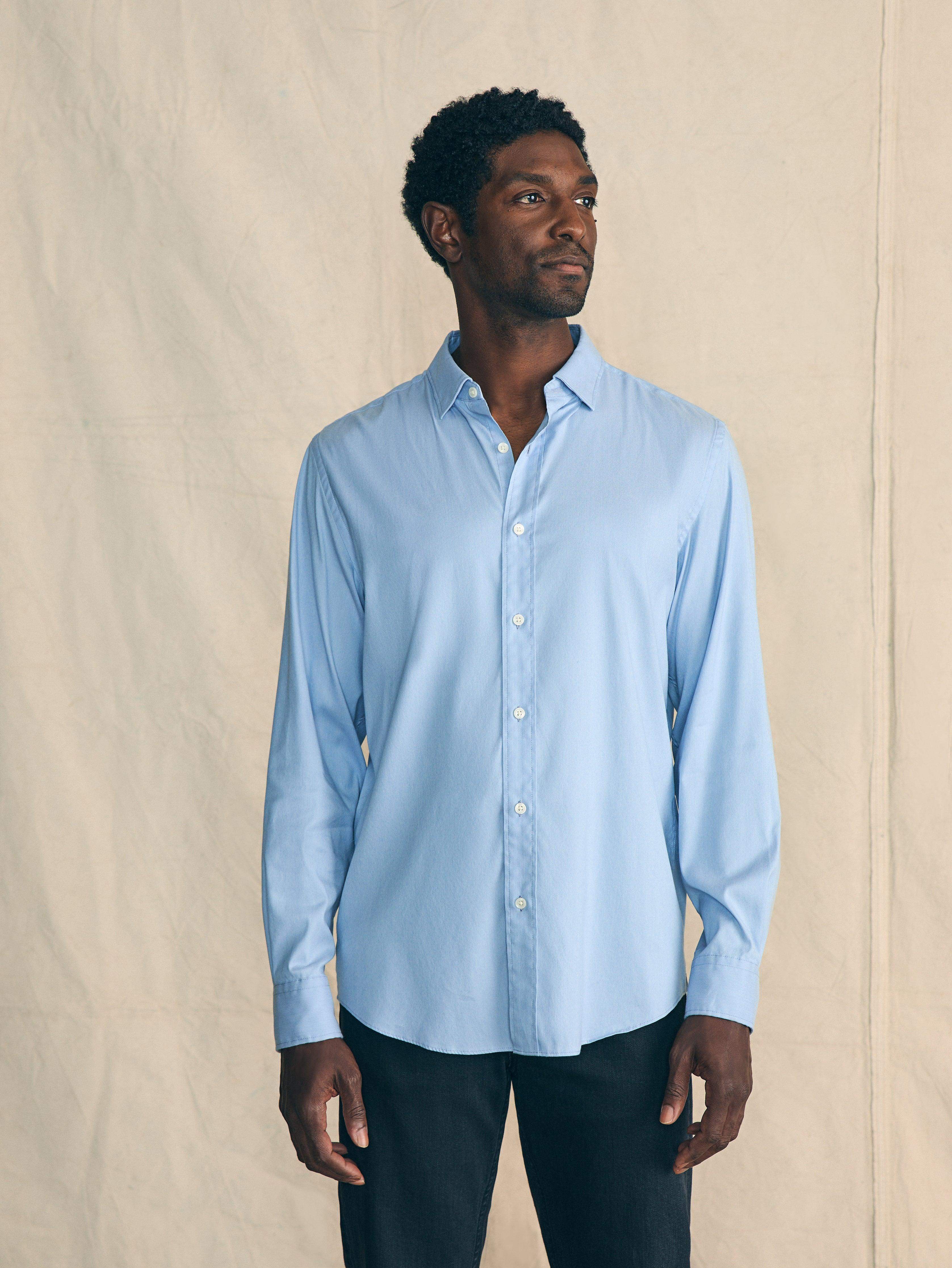 The Movement Shirt - Atlantic Sky | Faherty Brand