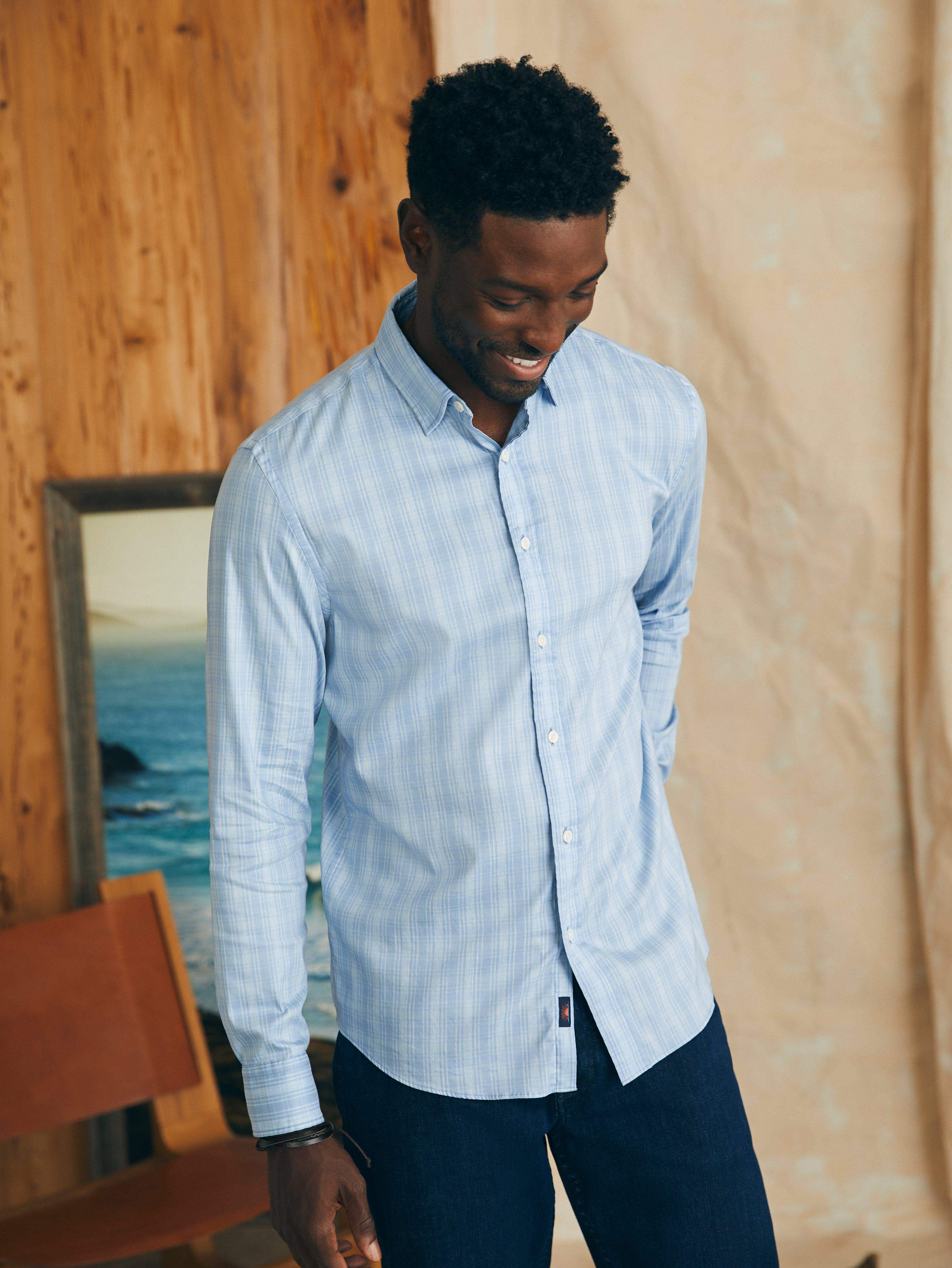 The Movement Shirt - Ice Falls Plaid | Faherty Brand