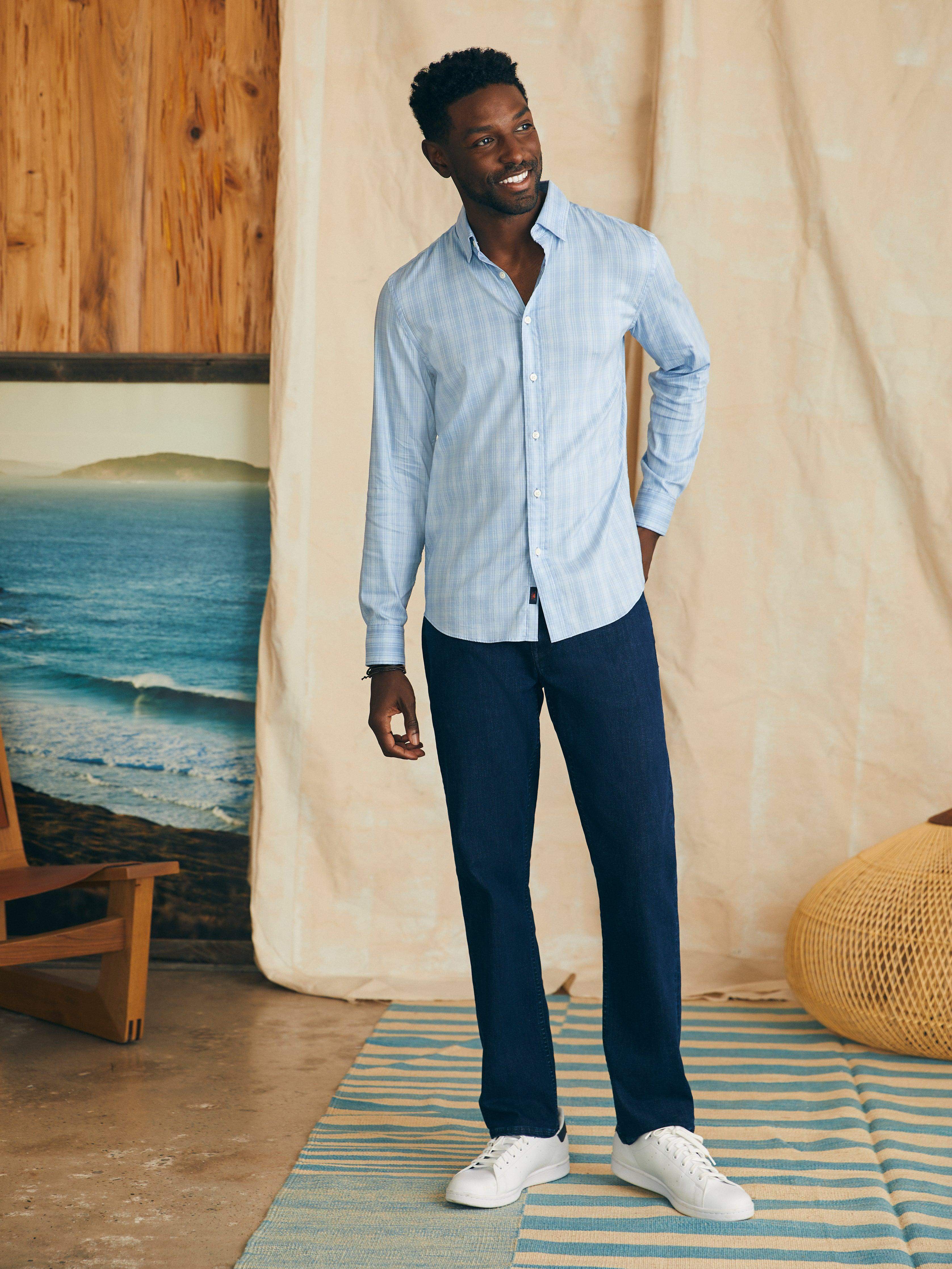 The Movement Shirt - Ice Falls Plaid | Faherty Brand