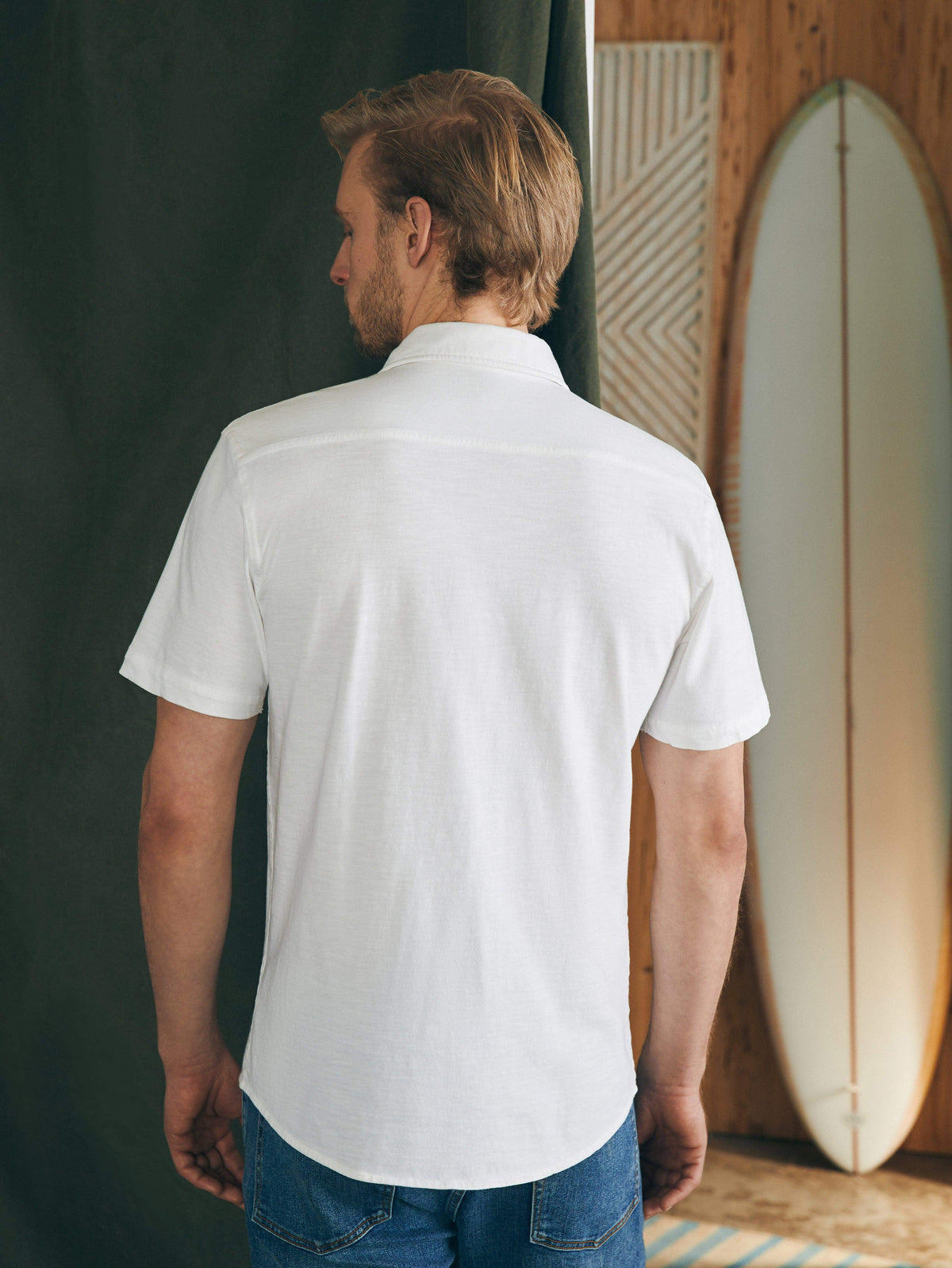Short-Sleeve Knit Seasons (Tall) - White, image 5 of 5