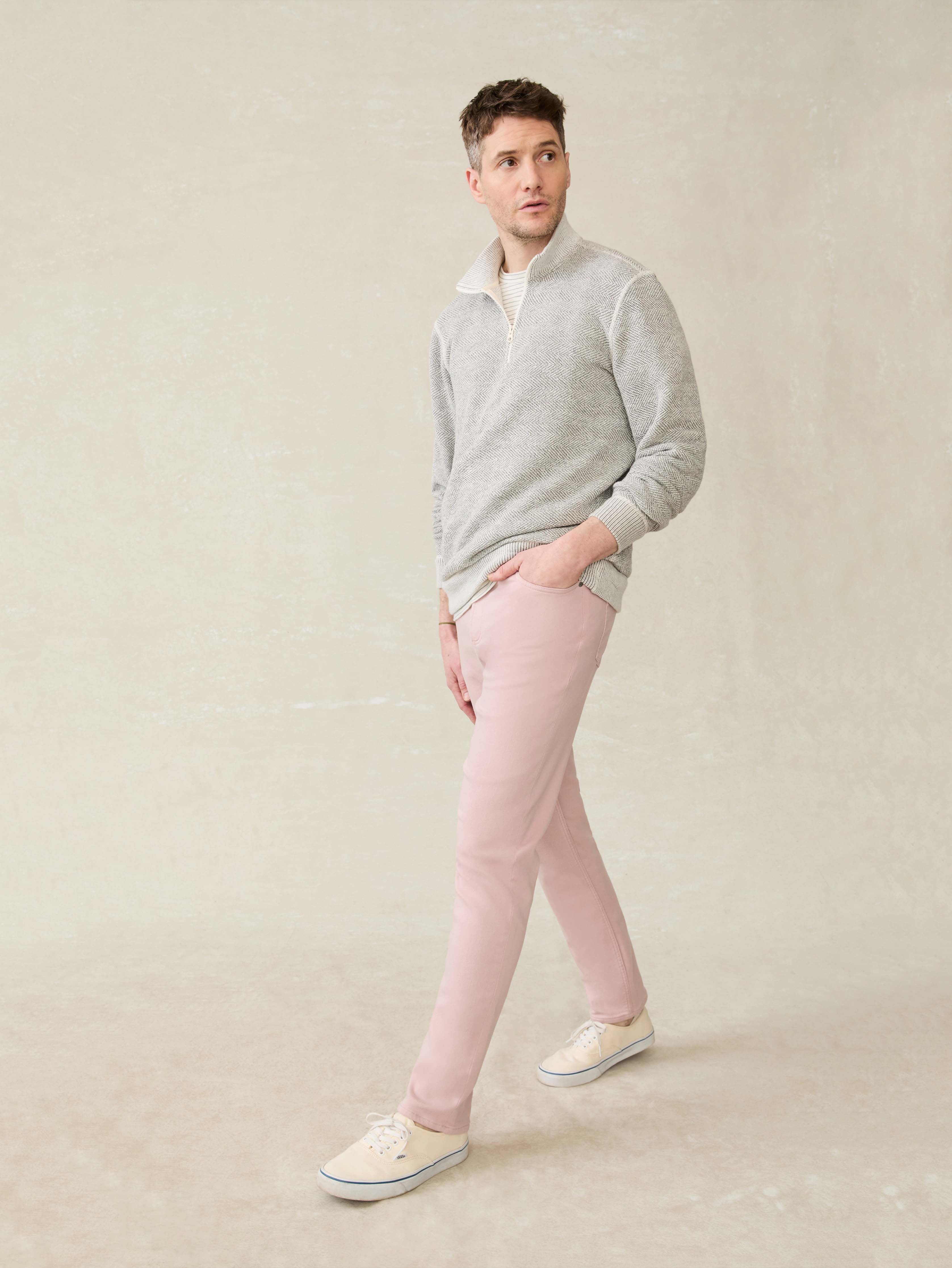 Stretch Terry 5-Pocket - Spring Quartz | Faherty Brand