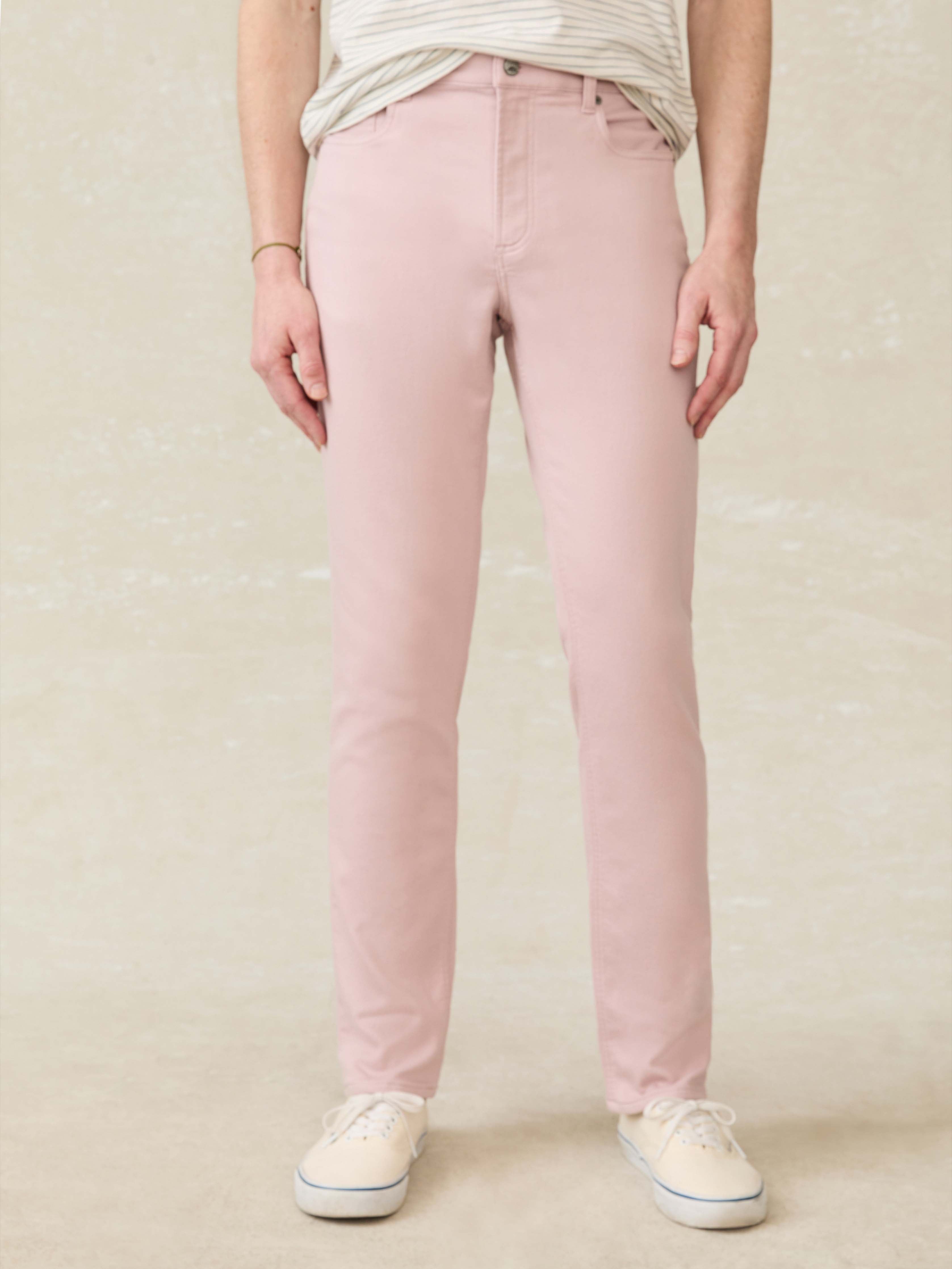 Stretch Terry 5-Pocket - Spring Quartz | Faherty Brand