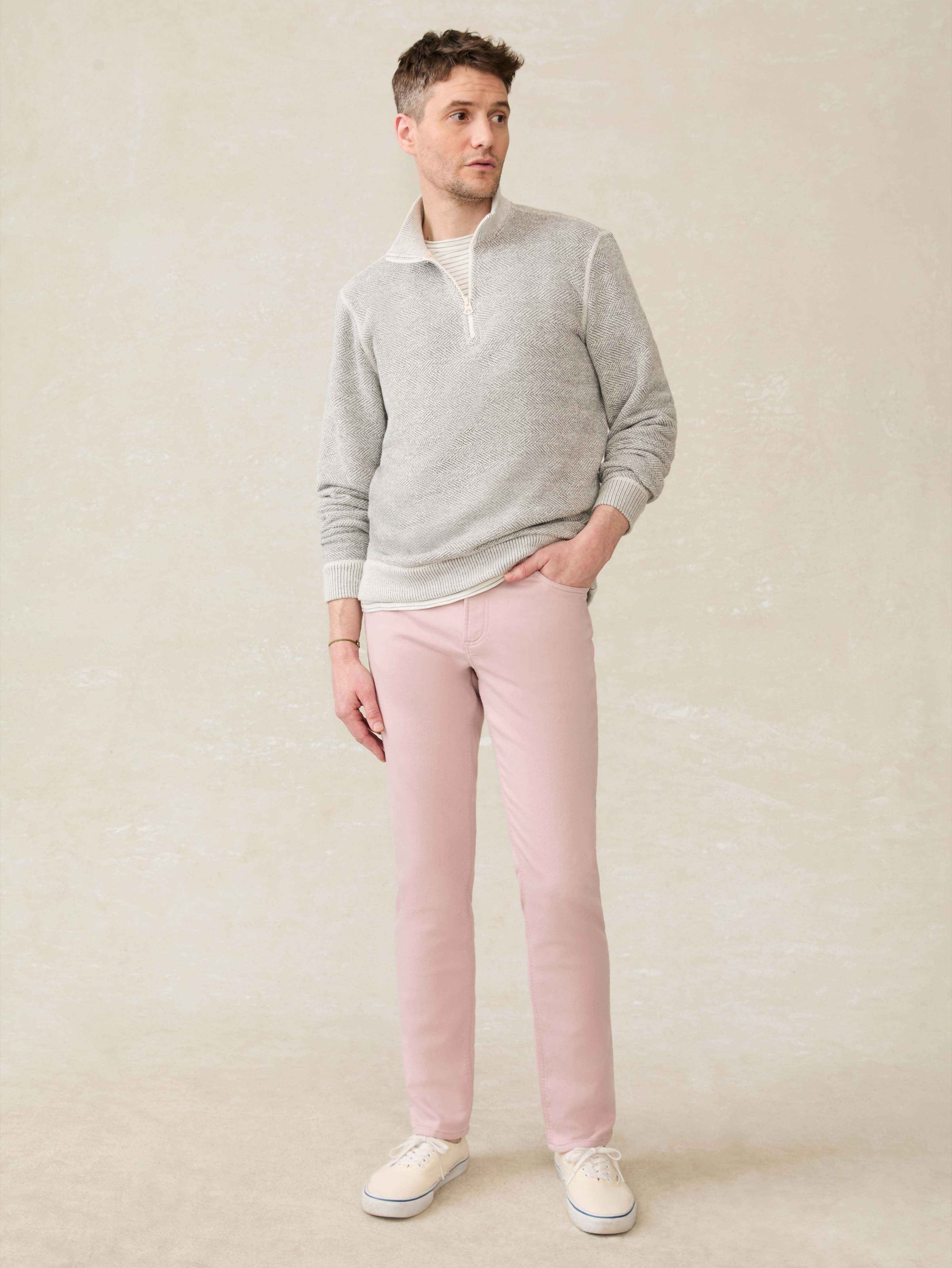 Stretch Terry 5-Pocket - Spring Quartz | Faherty Brand
