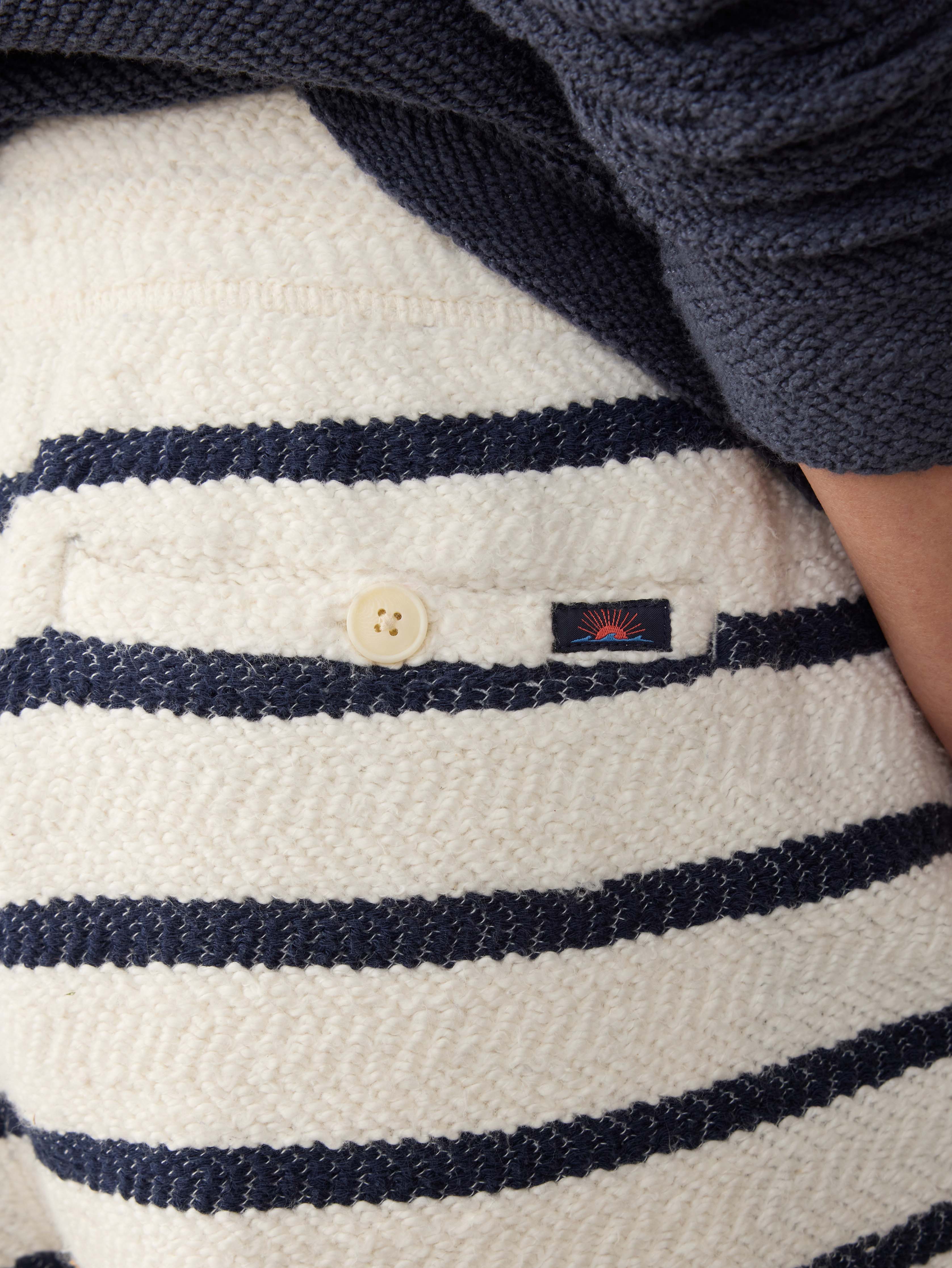 Whitewater Sweatshort - Boothbay Stripe | Faherty Brand