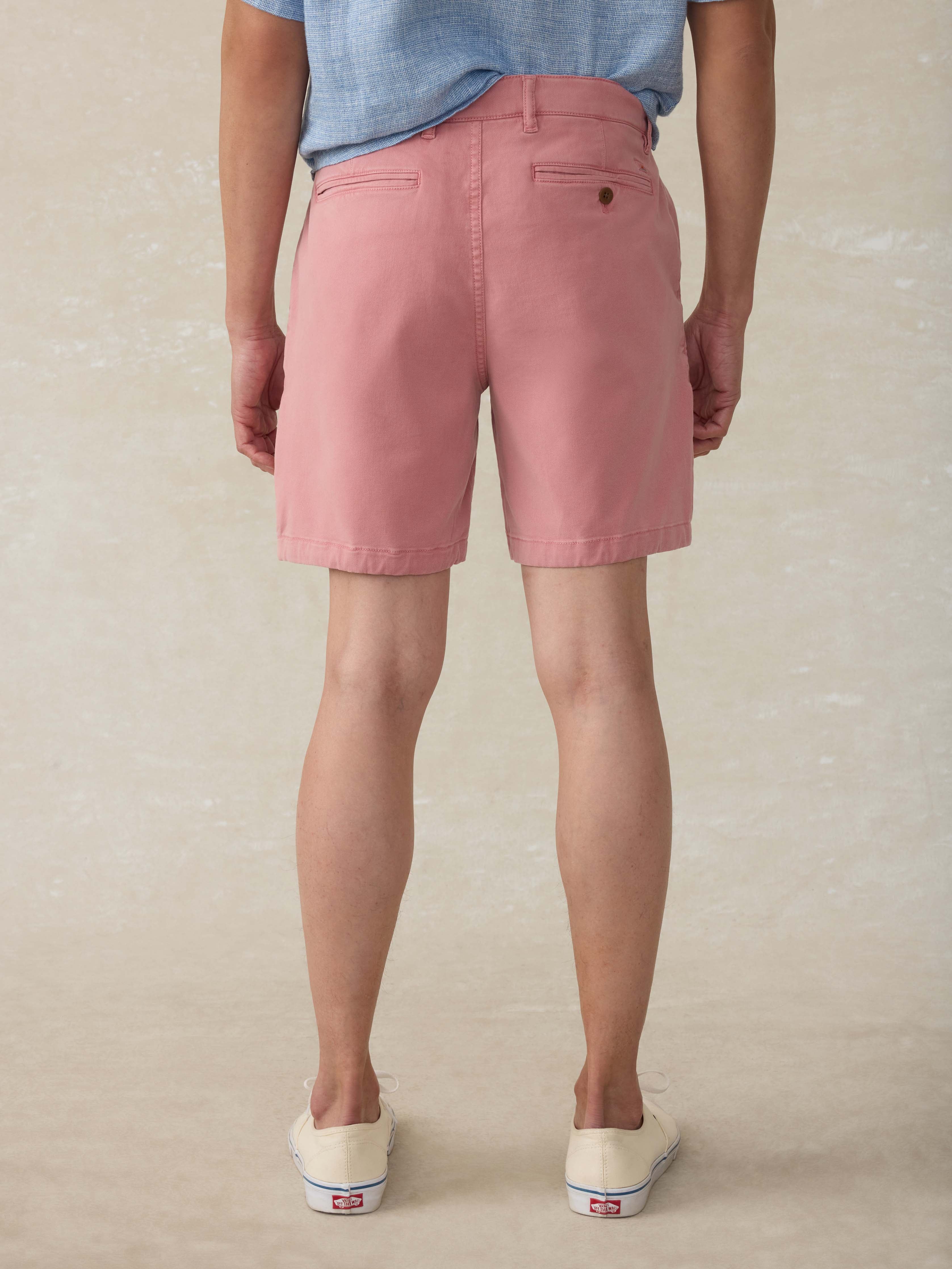 Coastline Chino Short (7") - Faded Flag | Faherty Brand