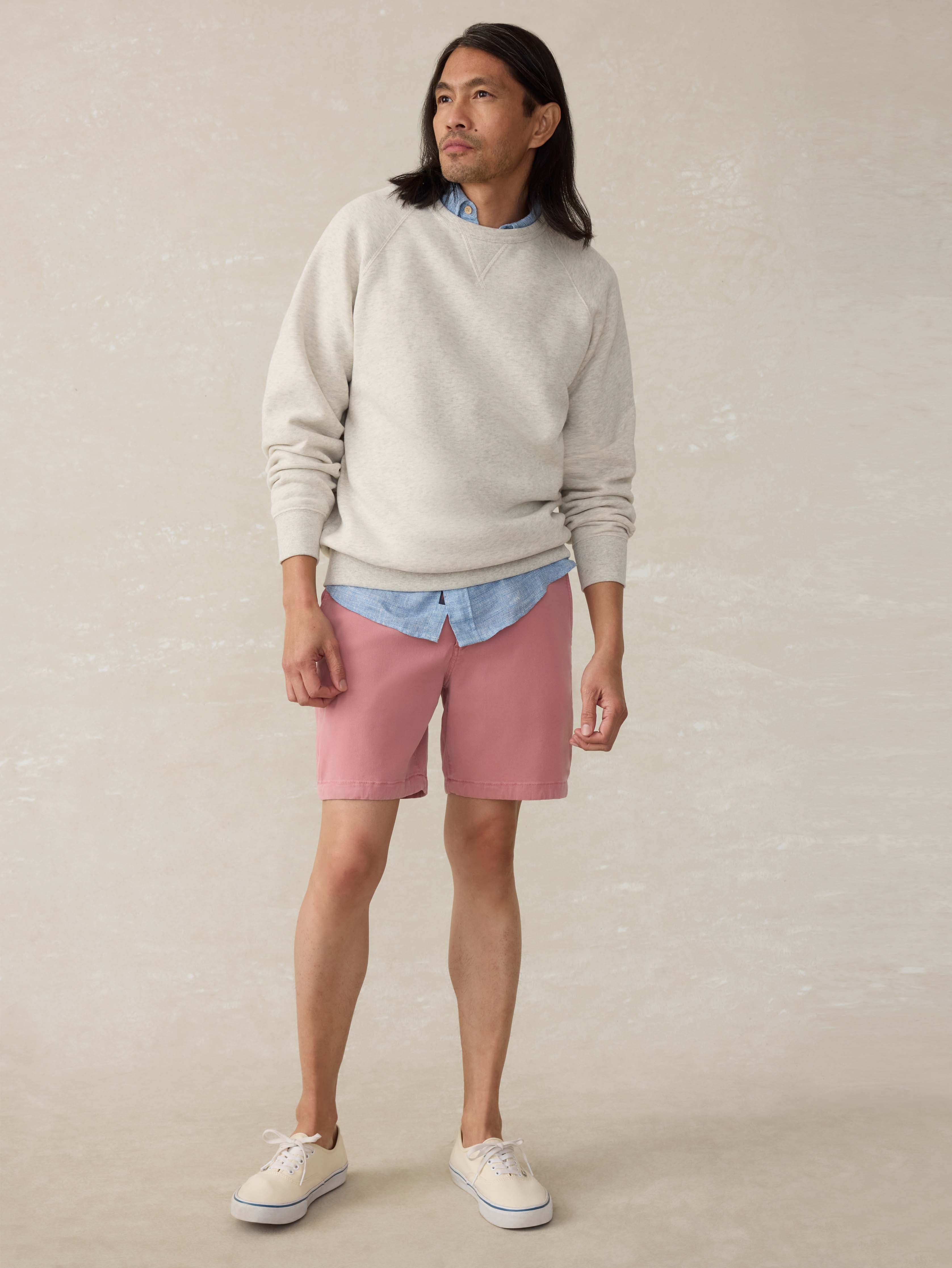 Coastline Chino Short (7") - Faded Flag | Faherty Brand