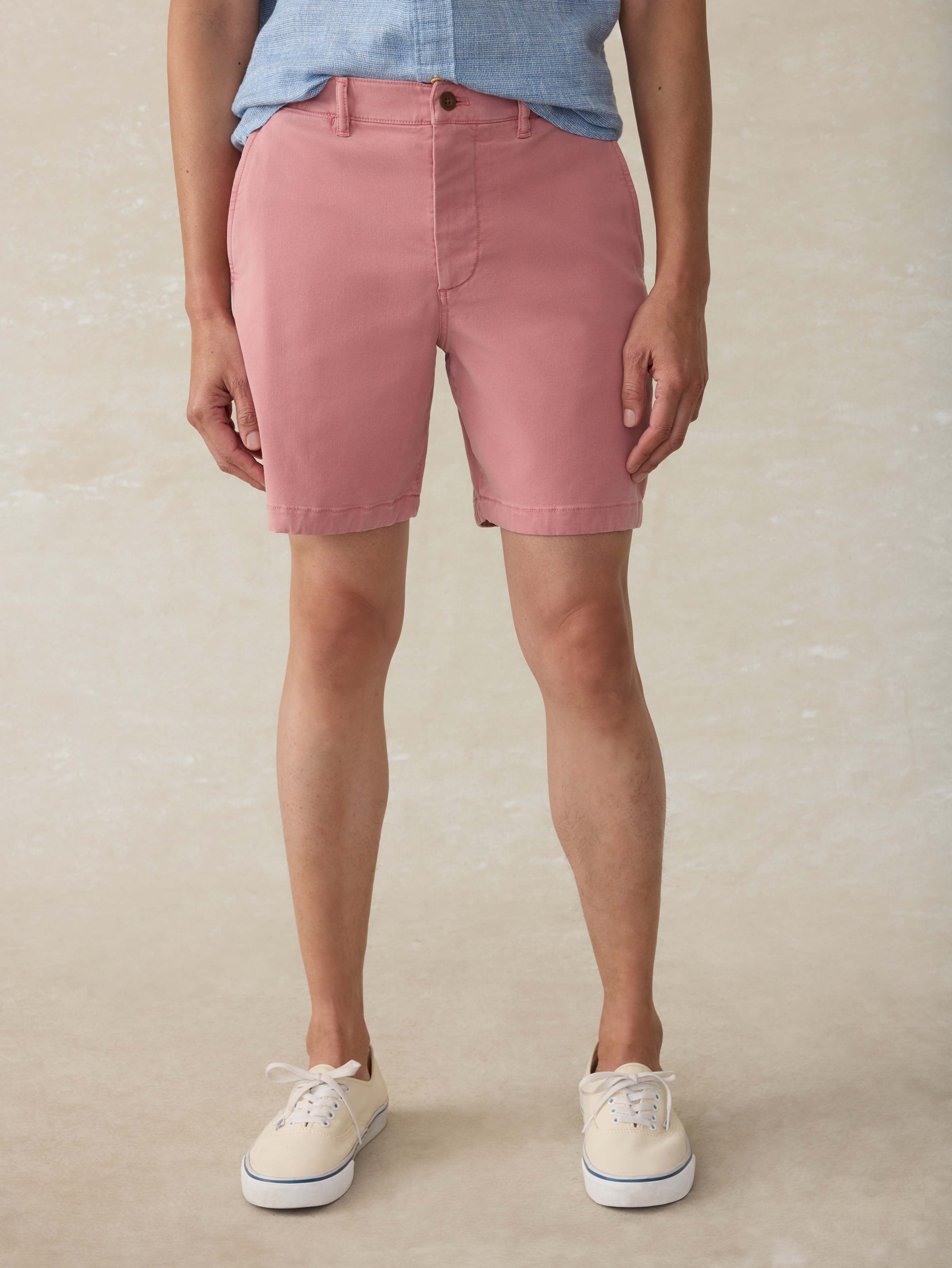 Coastline Chino Short (7") - Faded Flag | Faherty Brand