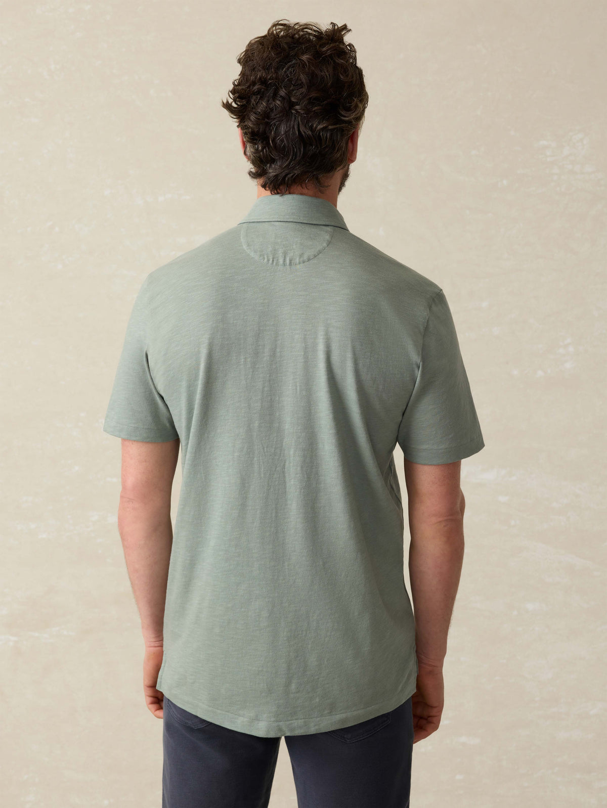  | Sunwashed T-Shirt Polo - Sage Creek | Faherty Brand, image 2 of 5
