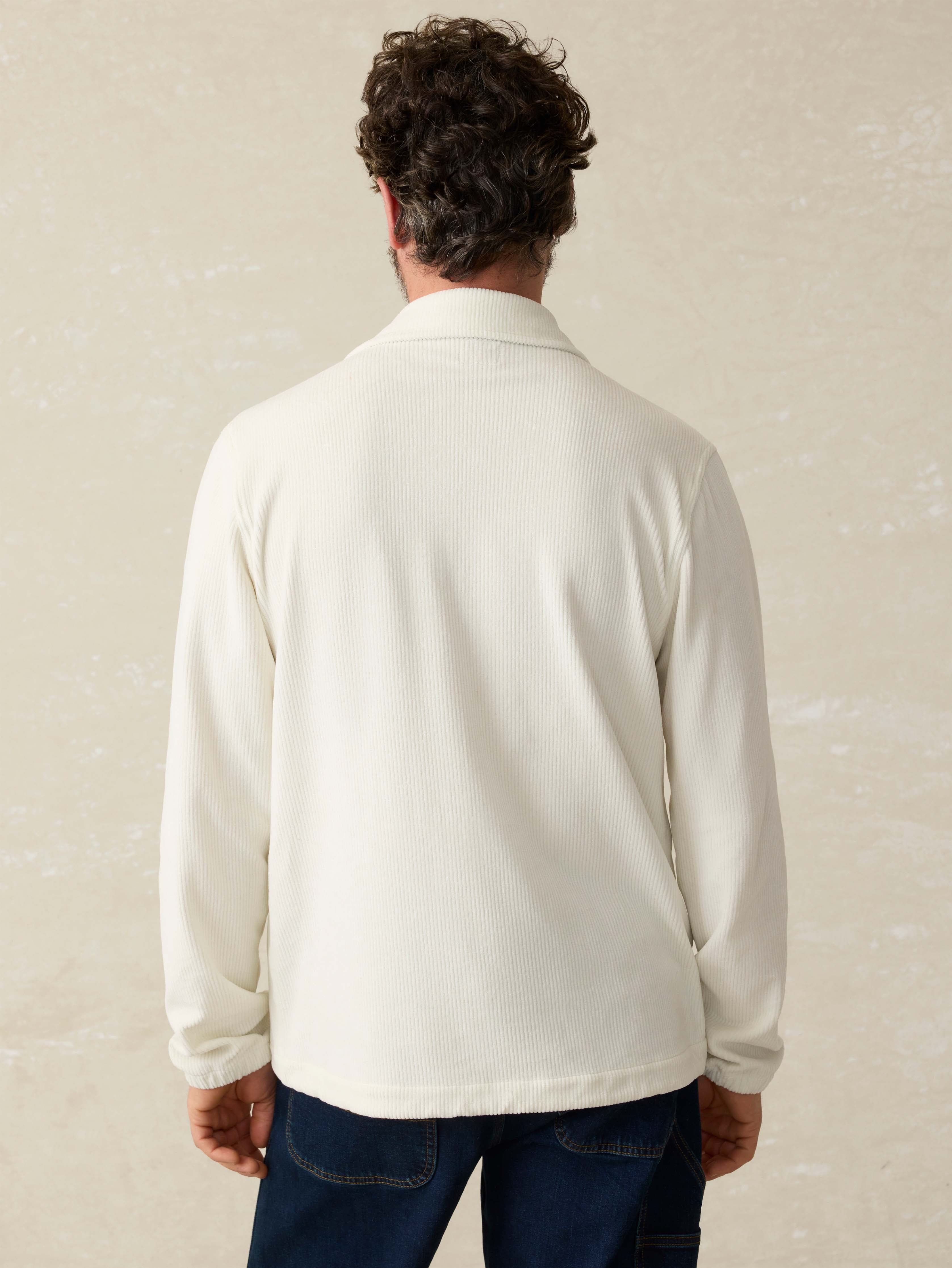 Corduroy Coaches Jacket - Stone | Faherty Brand