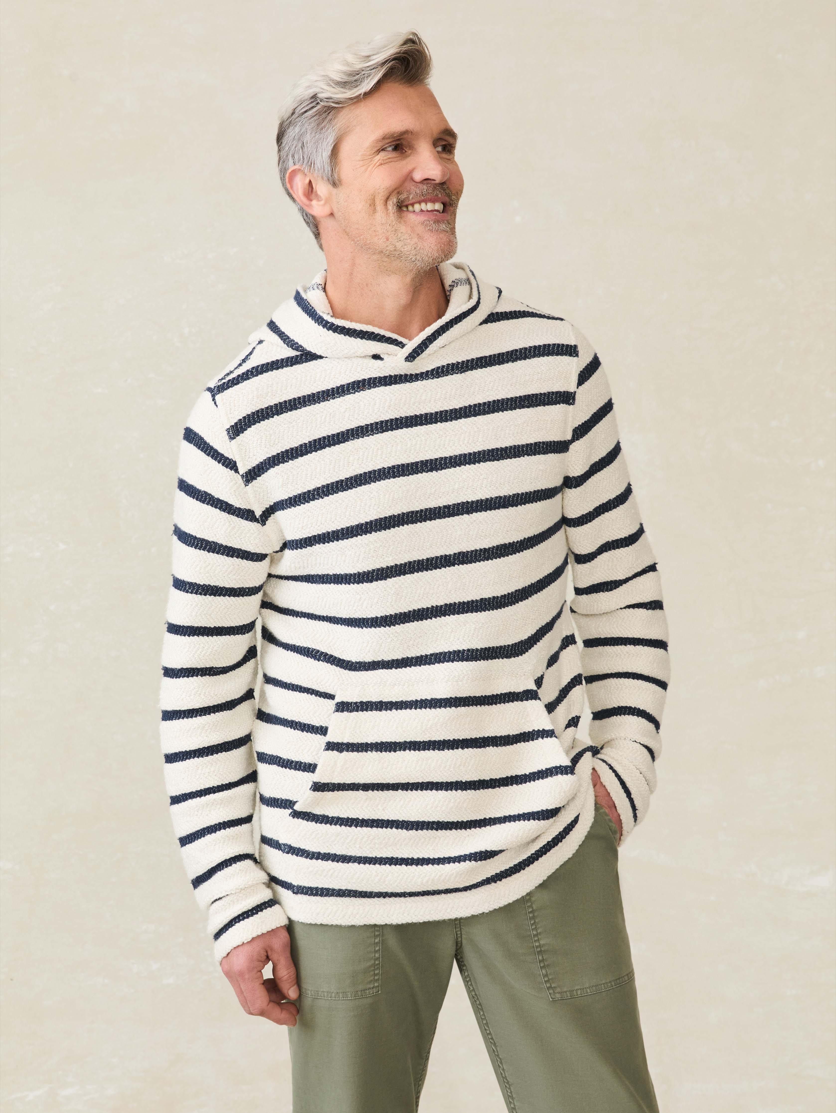 Whitewater Hoodie - Boothbay Stripe | Faherty Brand