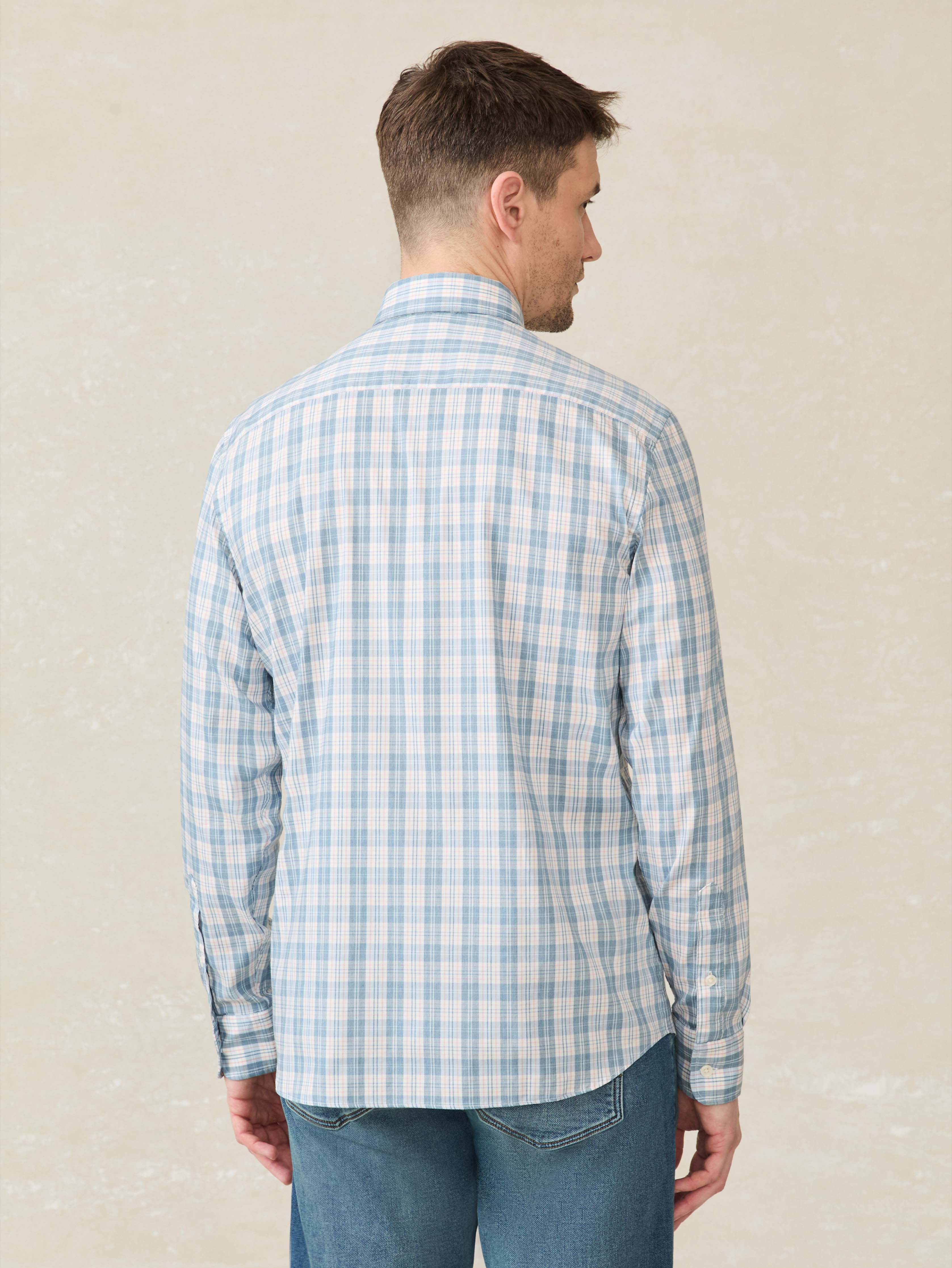 The Movement™ Shirt - Cloud Lake Plaid | Faherty Brand