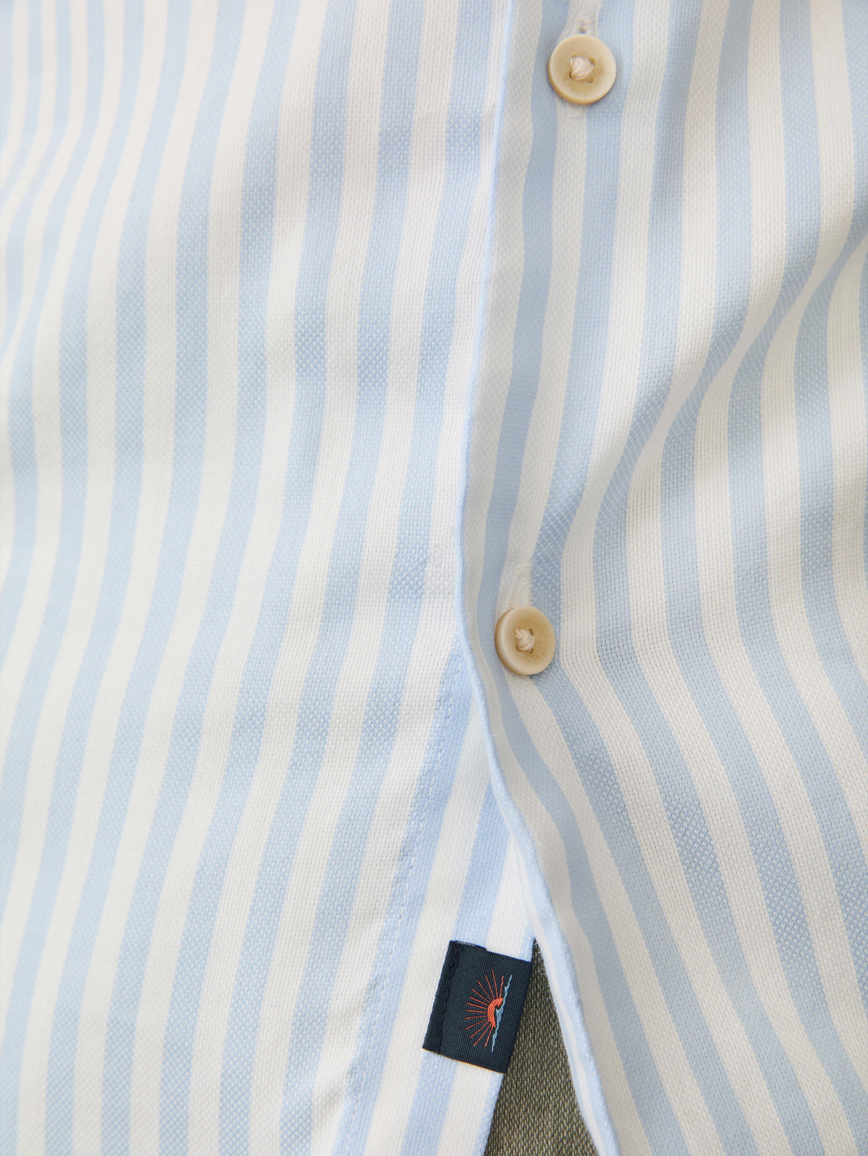Movement™ Monterey Shirt - Blue Cape Stripe | Faherty Brand