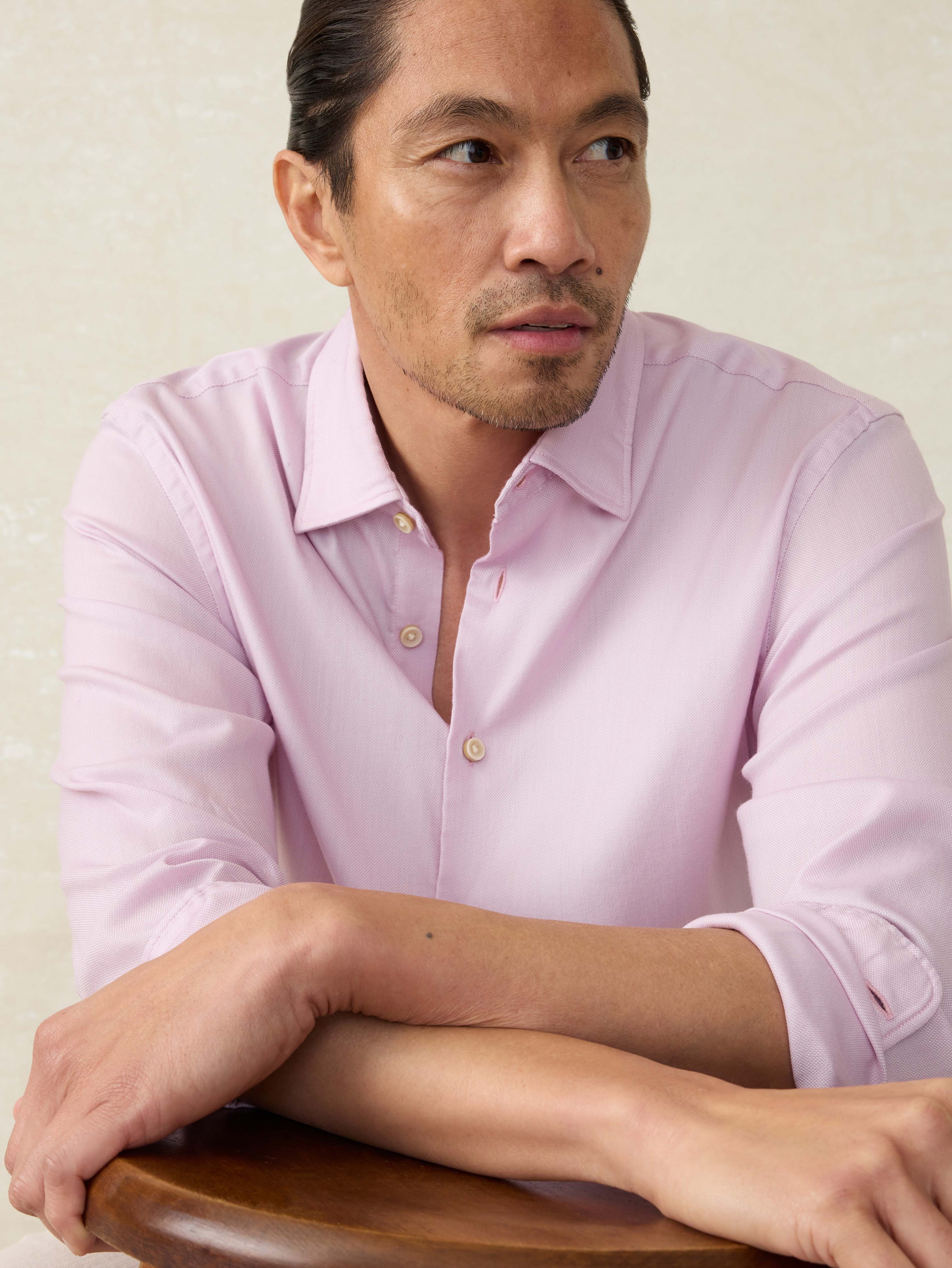 Movement™ Monterey Shirt - Mauve Cliffs | Faherty Brand