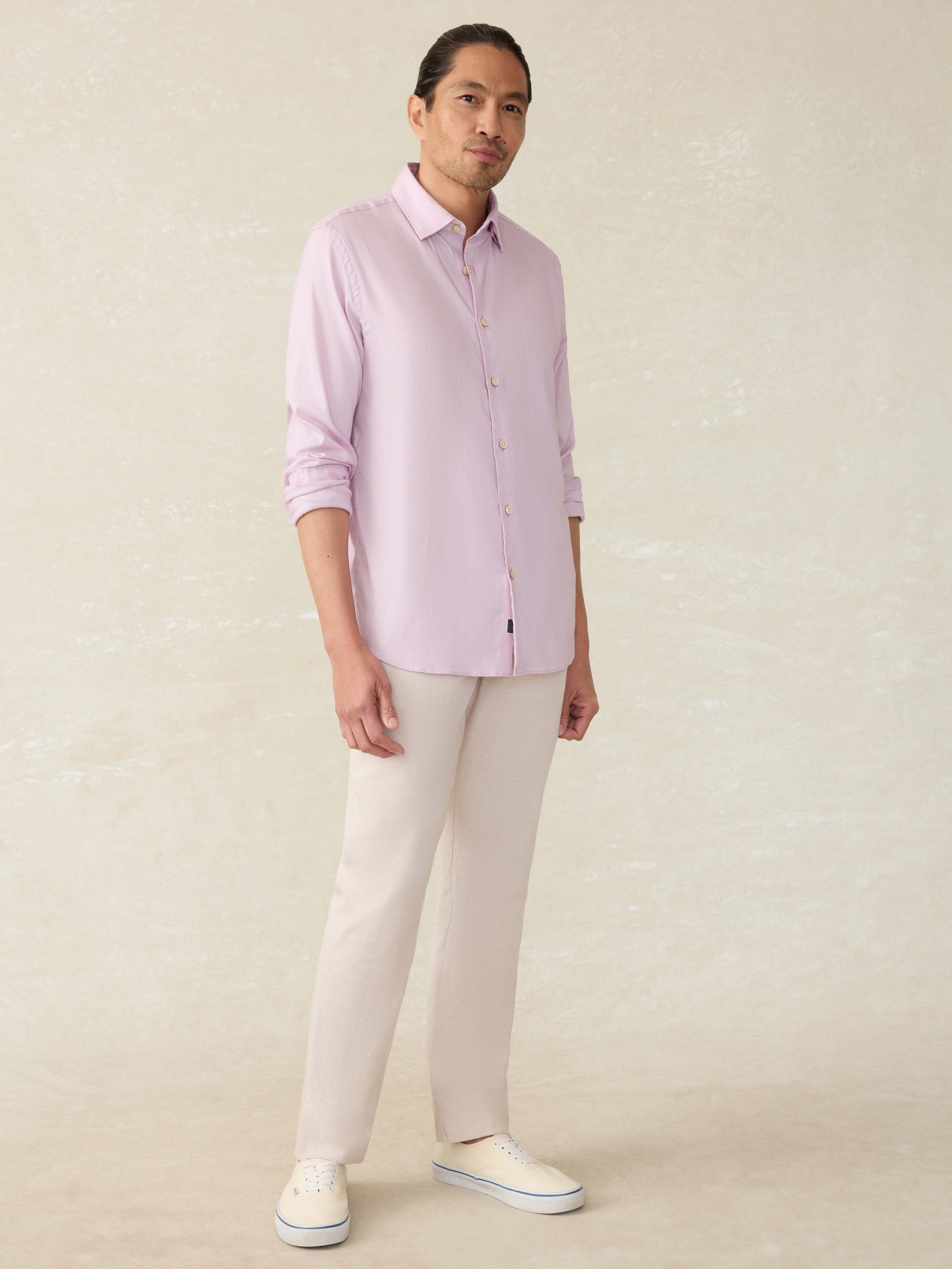 Movement™ Monterey Shirt - Mauve Cliffs | Faherty Brand
