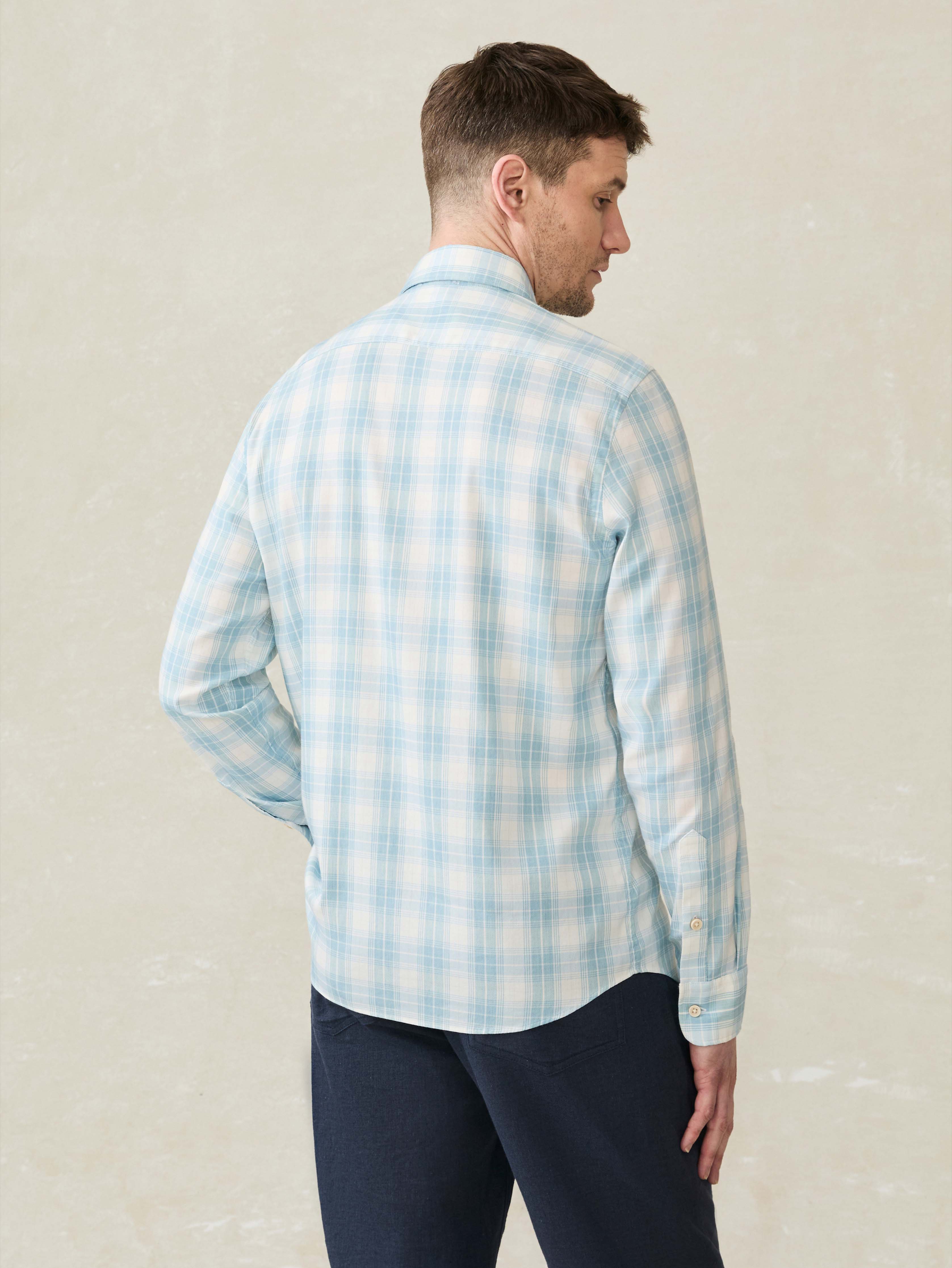 Movement™ Monterey Shirt - Summer Sky Plaid | Faherty Brand