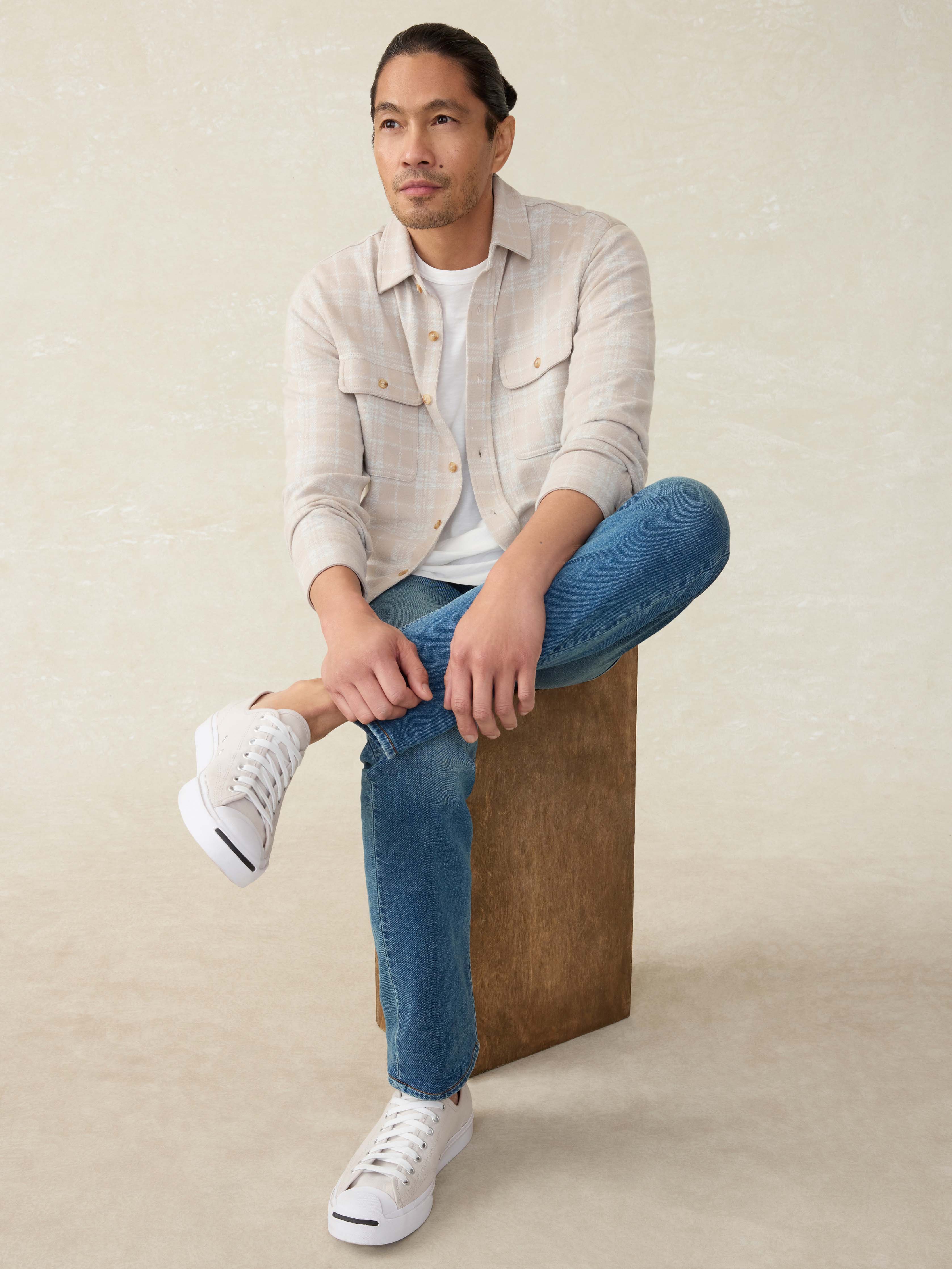 Legend Sweater Shirt - Desert Plains Plaid | Faherty Brand