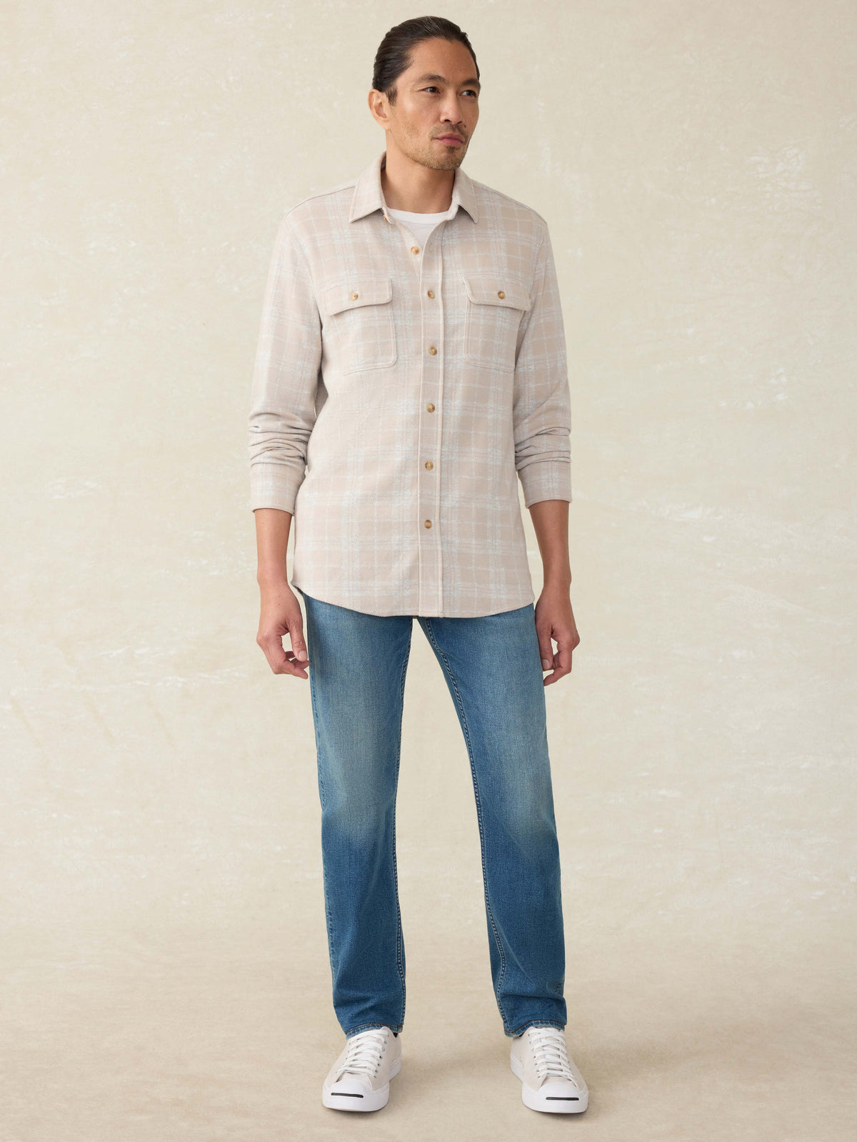  | Legend Sweater Shirt - Desert Plains Plaid | Faherty Brand, image 5 of 5