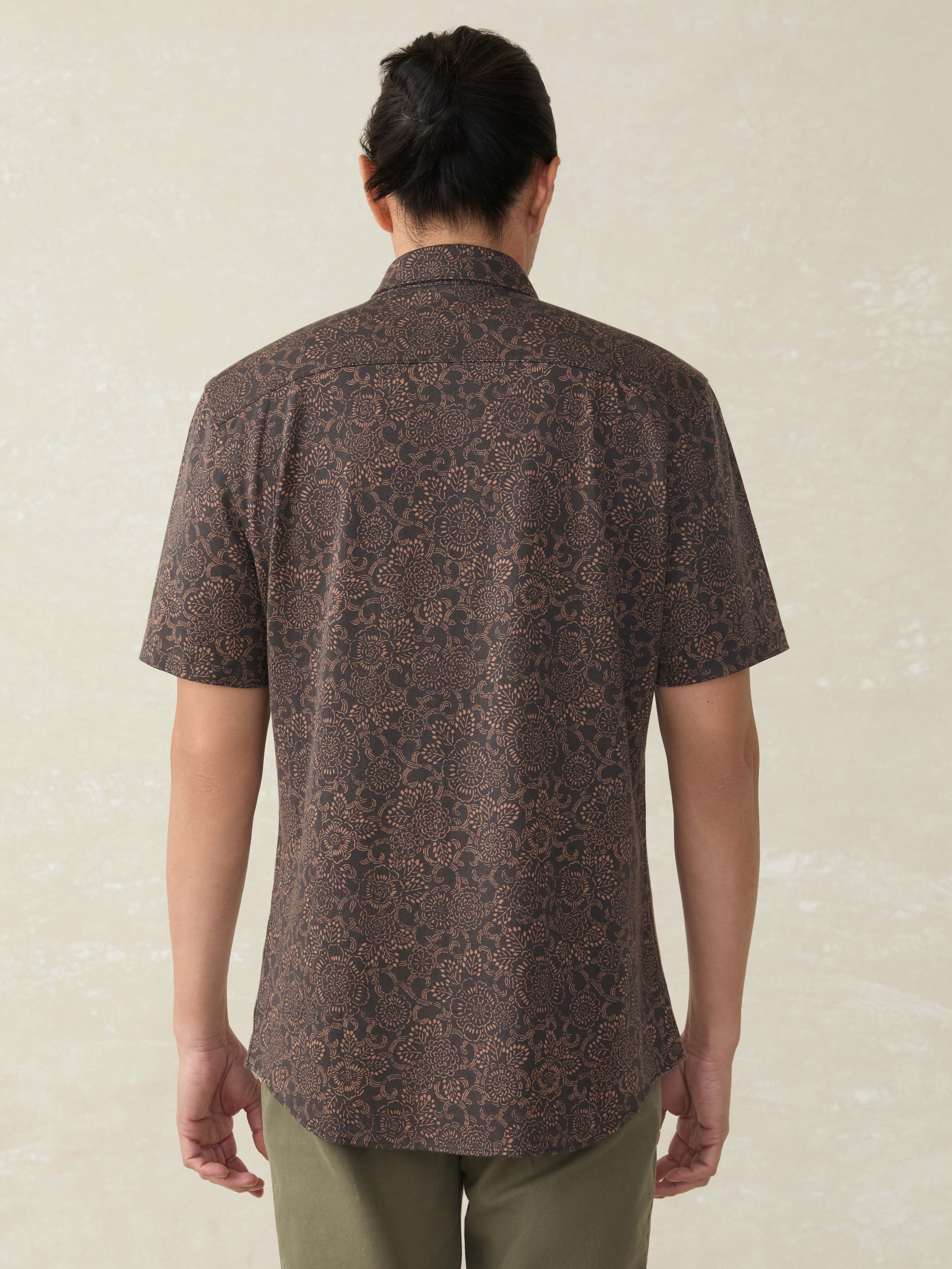 Short-Sleeve Hermosa Shirt - Citrus Blossom | Faherty Brand
