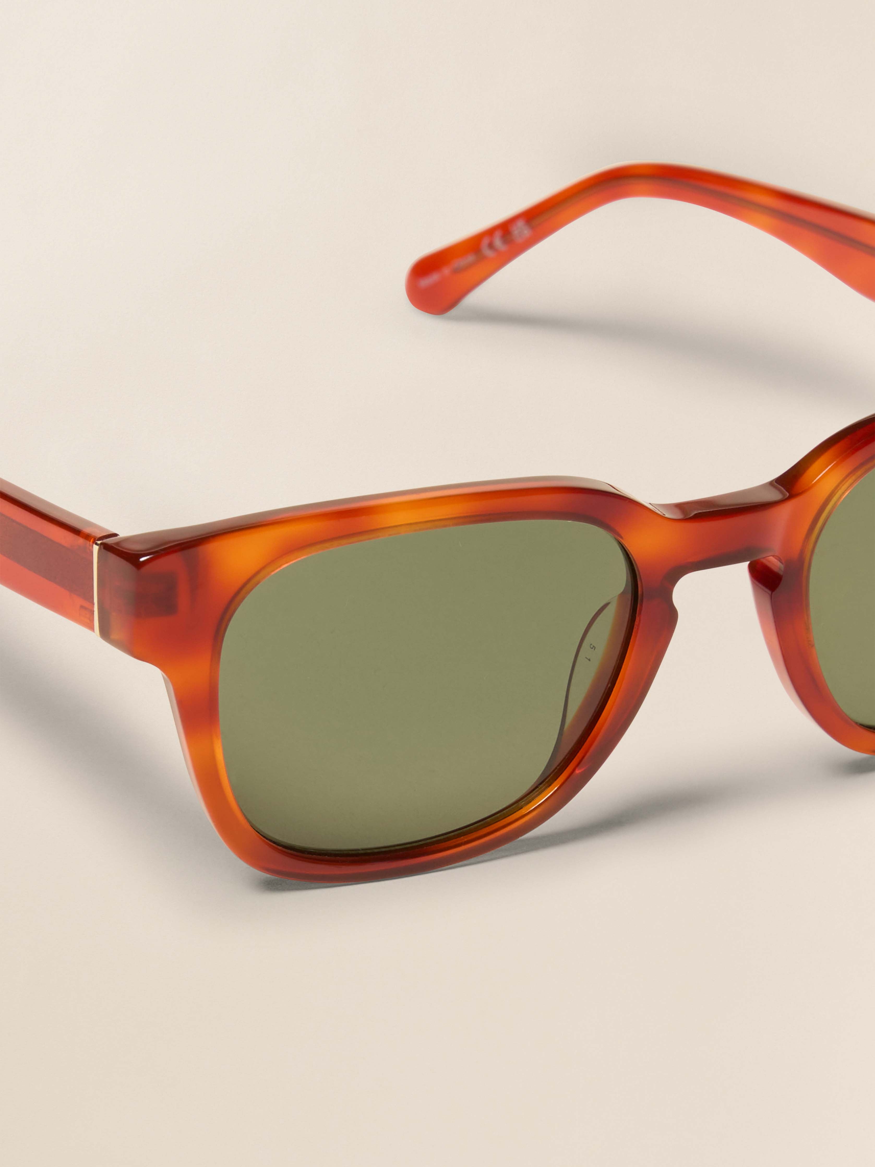 J. Utah Sunglasses - Amber Tortoise | Faherty Brand