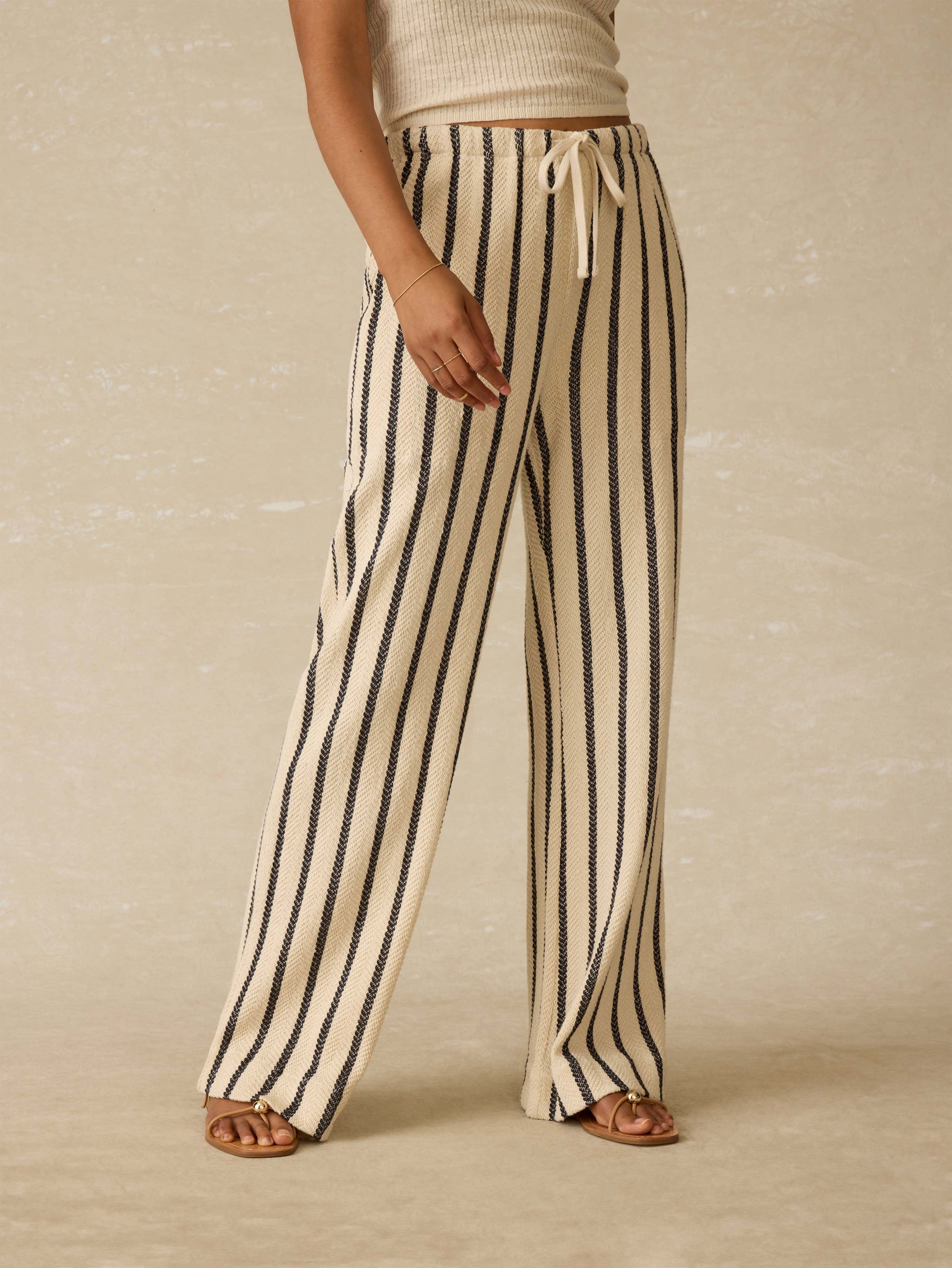 Laidback Dockside Pant - Moon Shadow Stripe | Faherty Brand