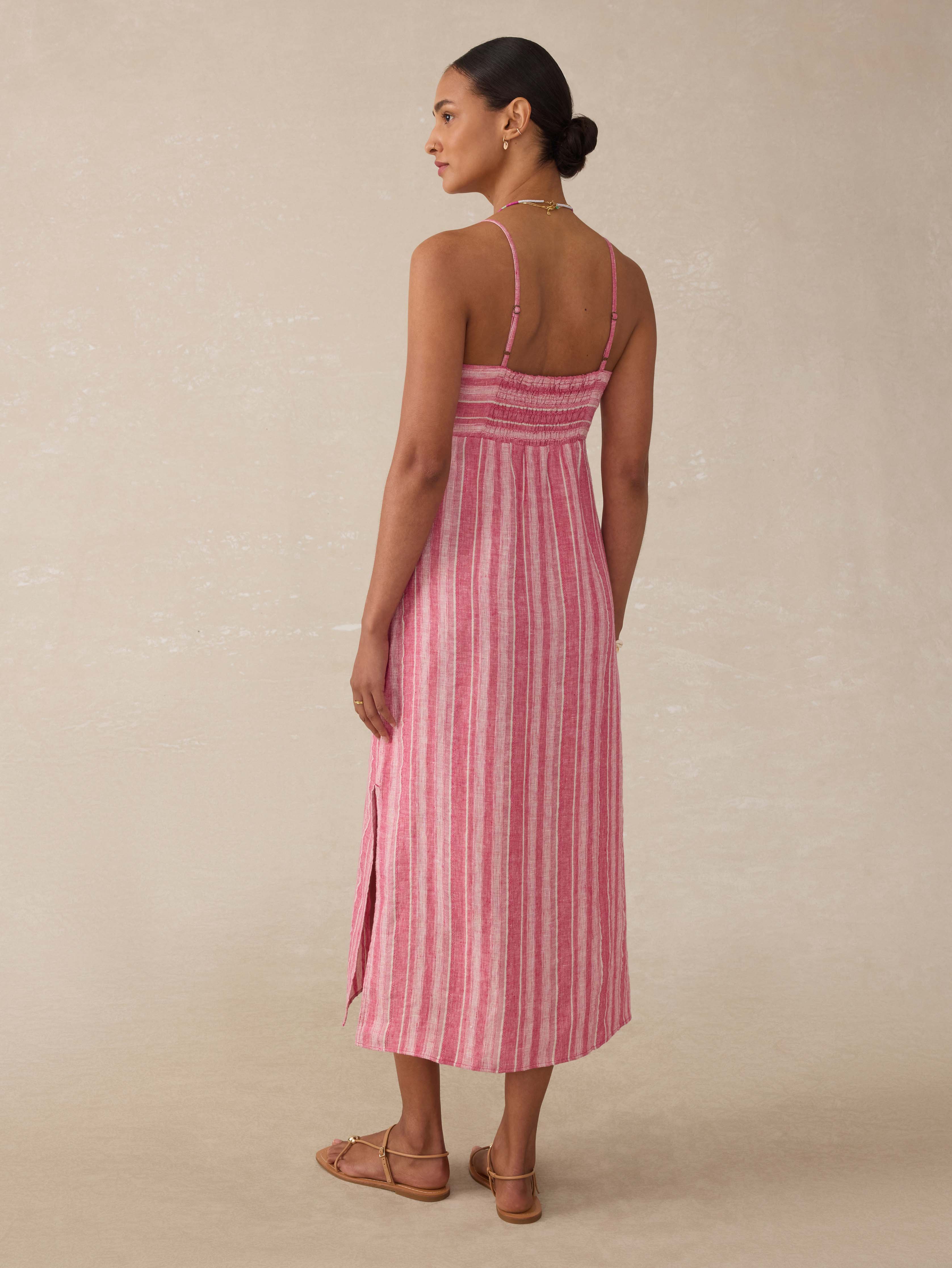 Sienna Sun Dress - Granita Stripe | Faherty Brand