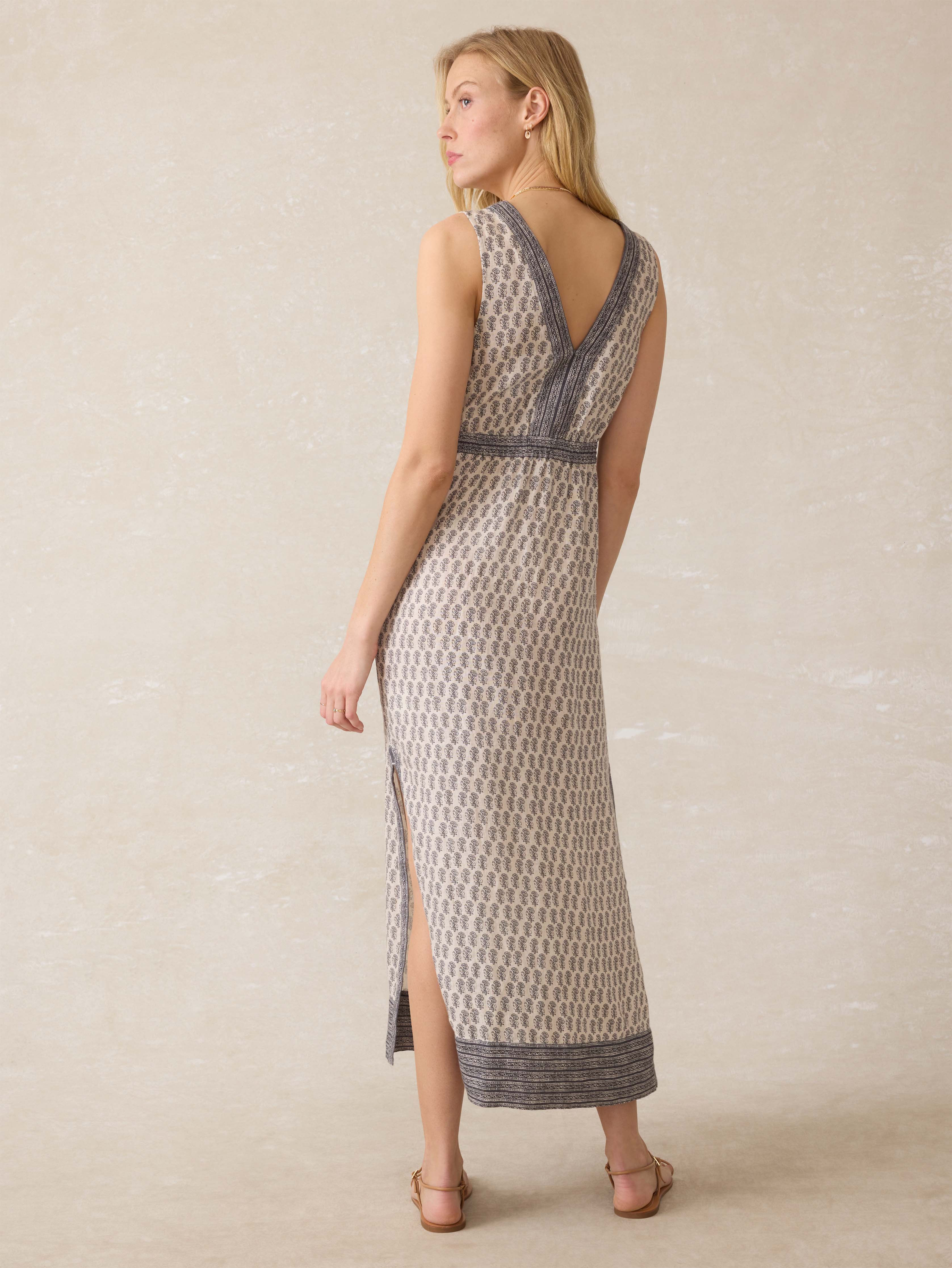 Macey Maxi Dress - Summer Pearl Blossom | Faherty Brand