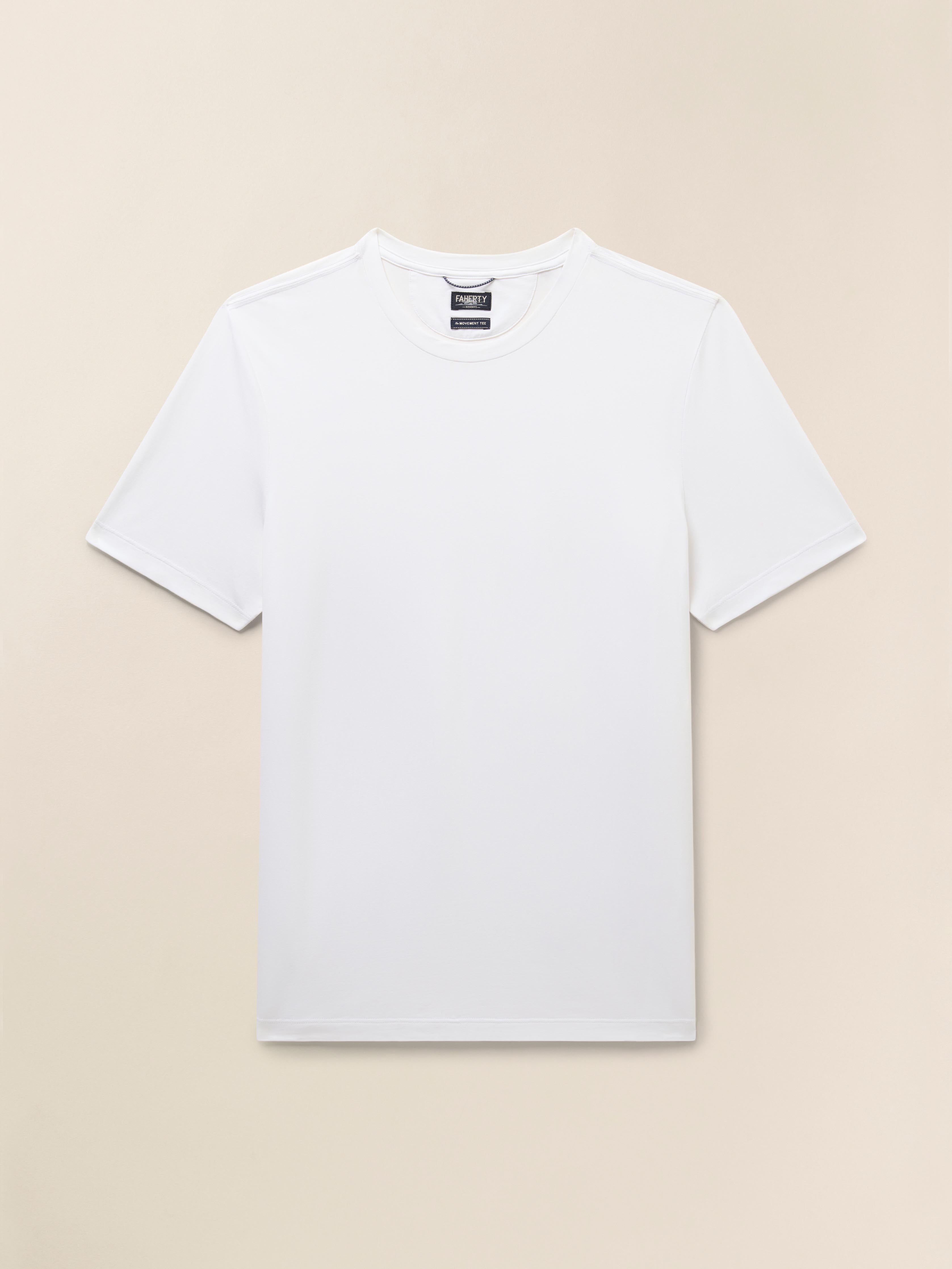 Short-Sleeve Movement™ T-shirt - Pure White | Faherty Brand