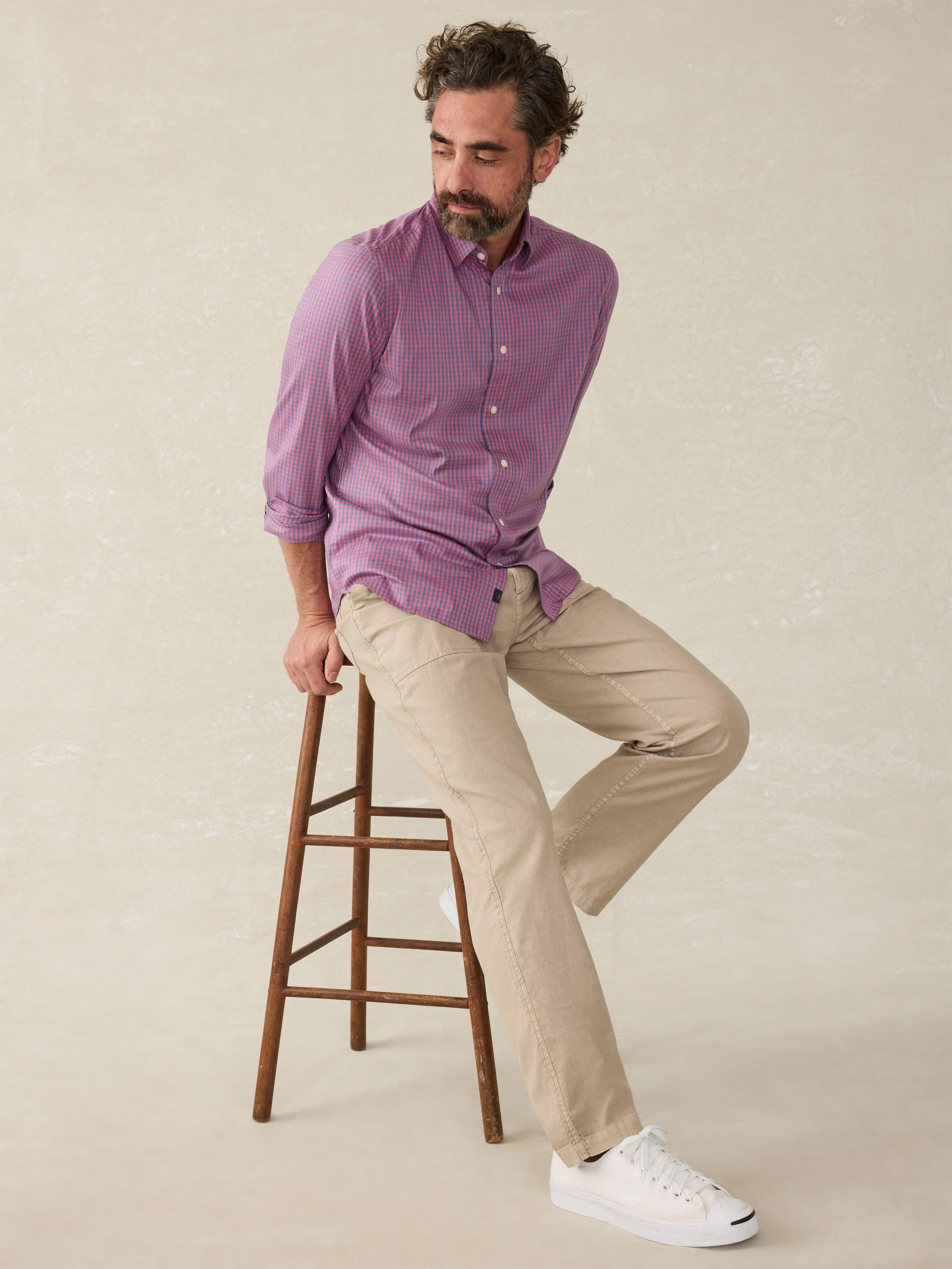 The Movement™ Shirt (Tall) - Blue Rose Gingham