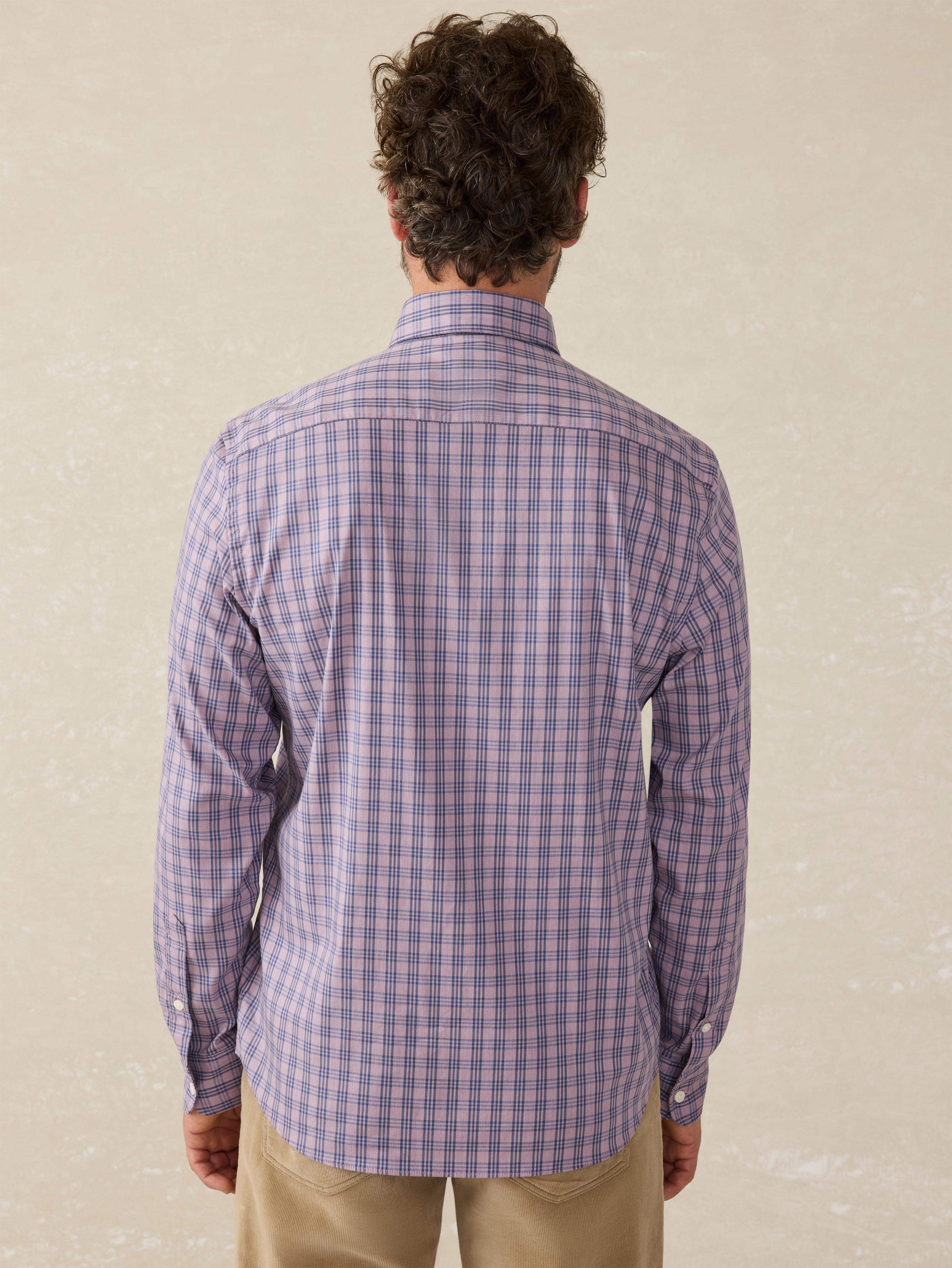 The Movement™ Shirt - Berry Skies Check | Faherty Brand