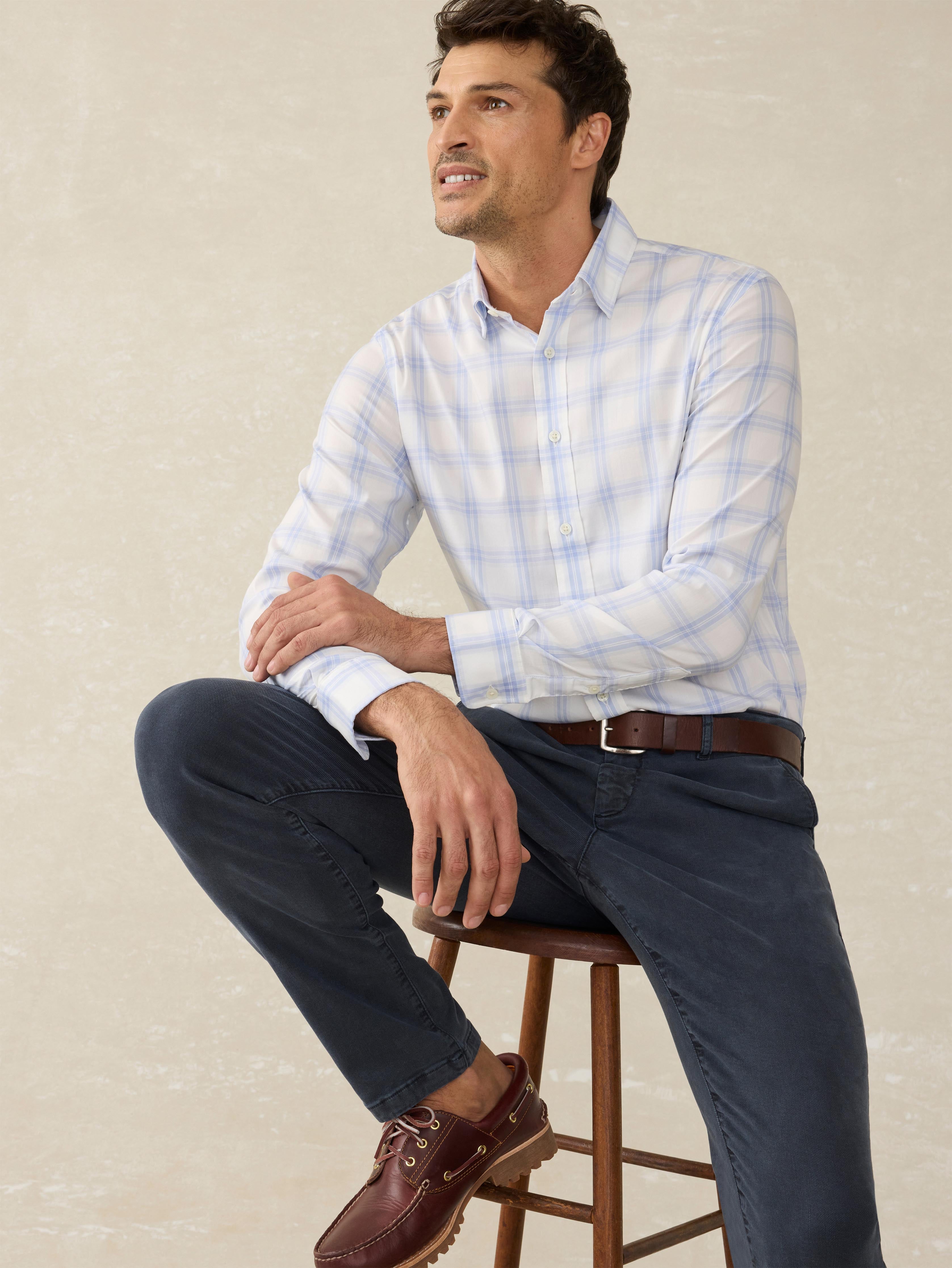The Movement™ Shirt - Iris River Plaid | Faherty Brand