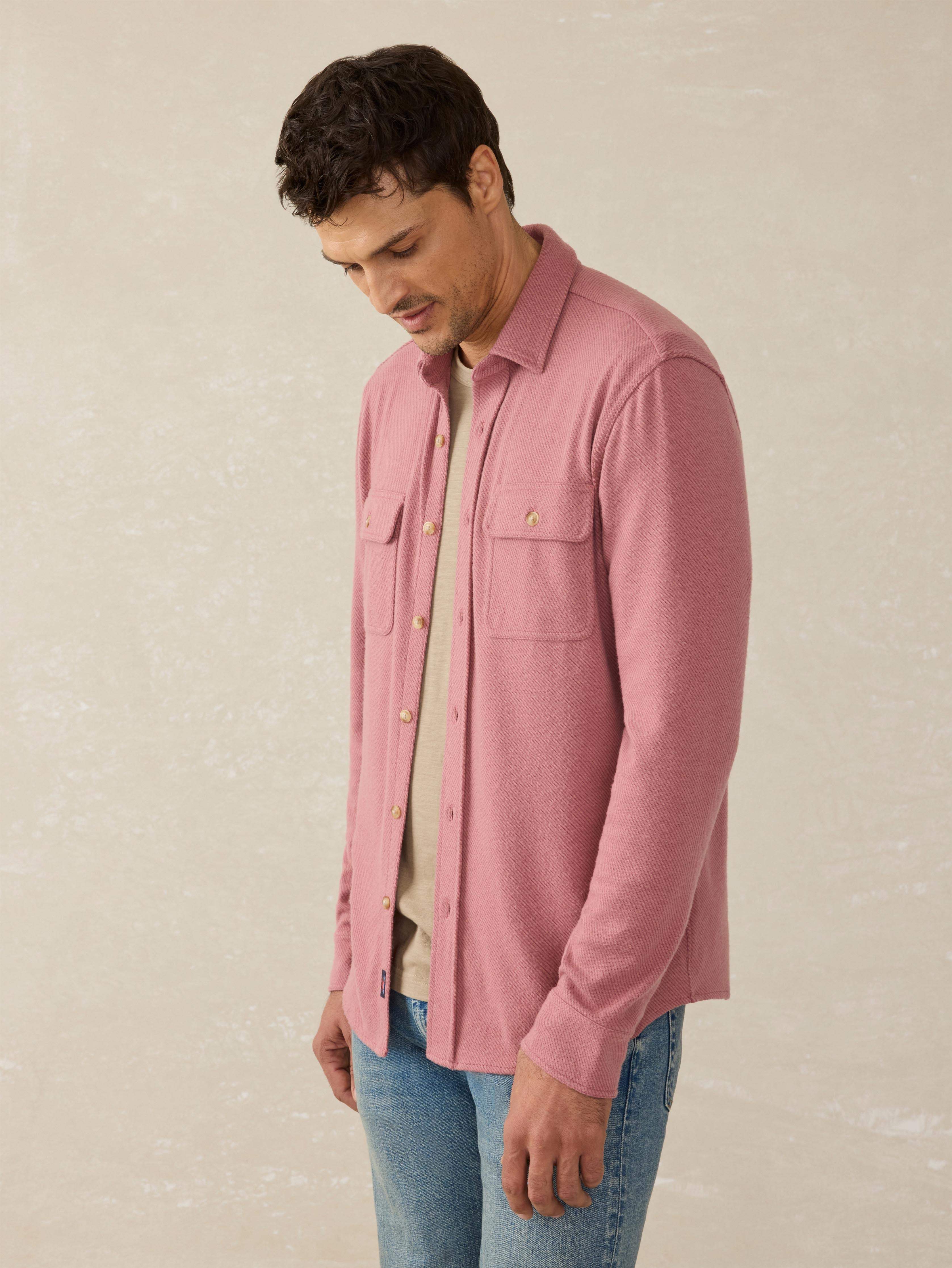 Legend™ Sweater Shirt - Sandstone Red Twill | Faherty Brand