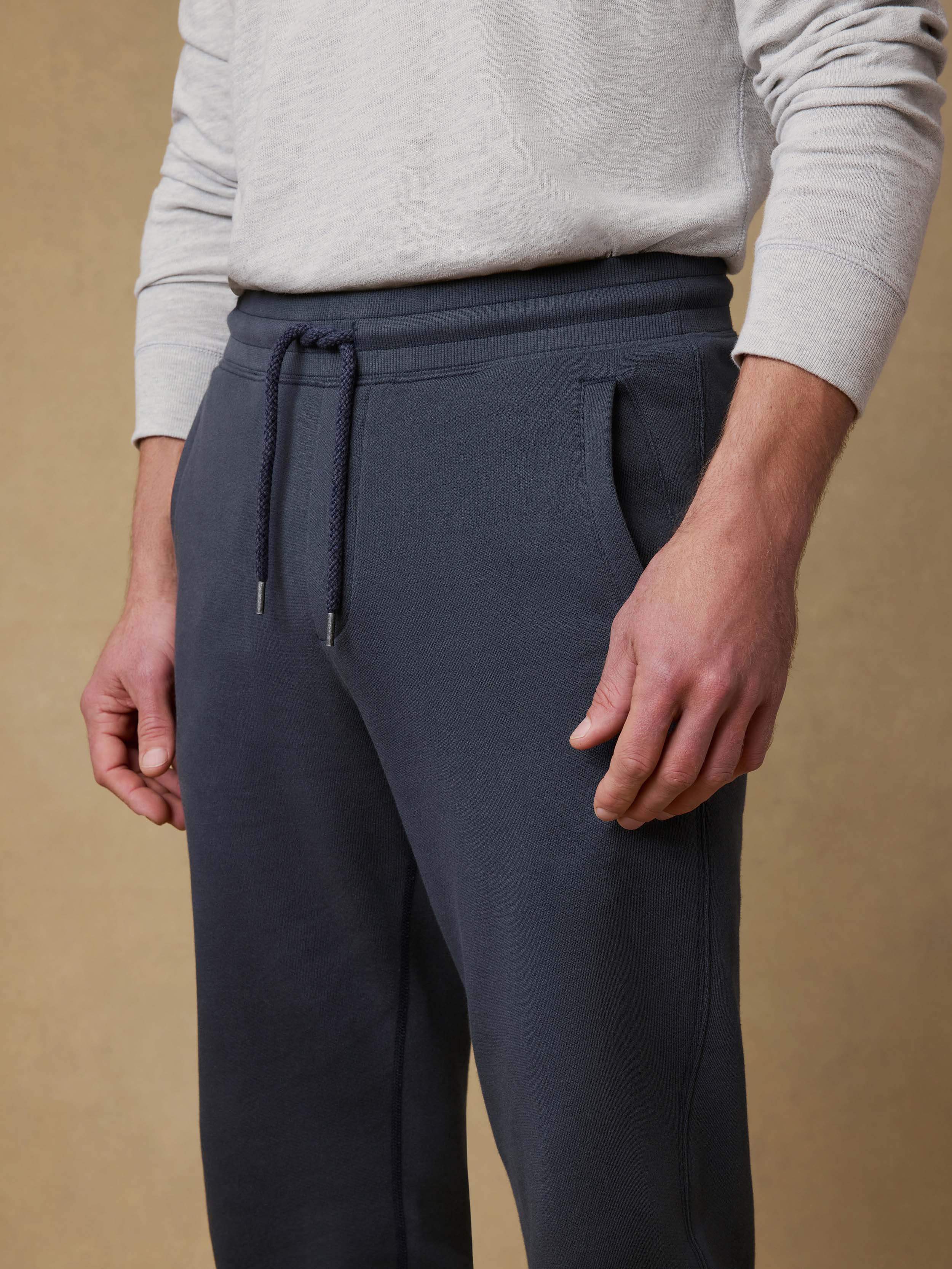 High Standard Fleece Sweatpant - Blue Nights | Faherty Brand