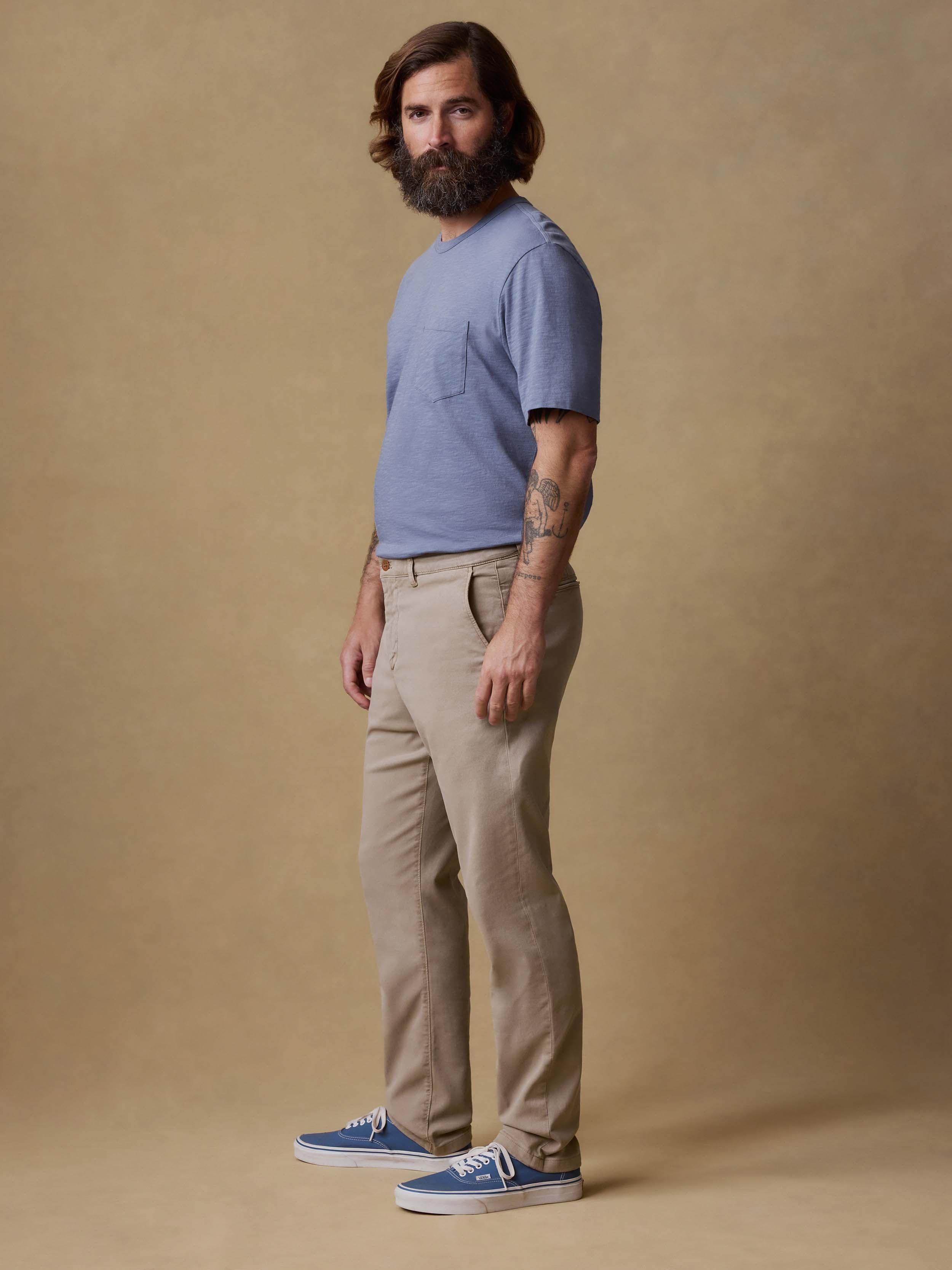 Coastline Chino - Utility Khaki | Faherty Brand
