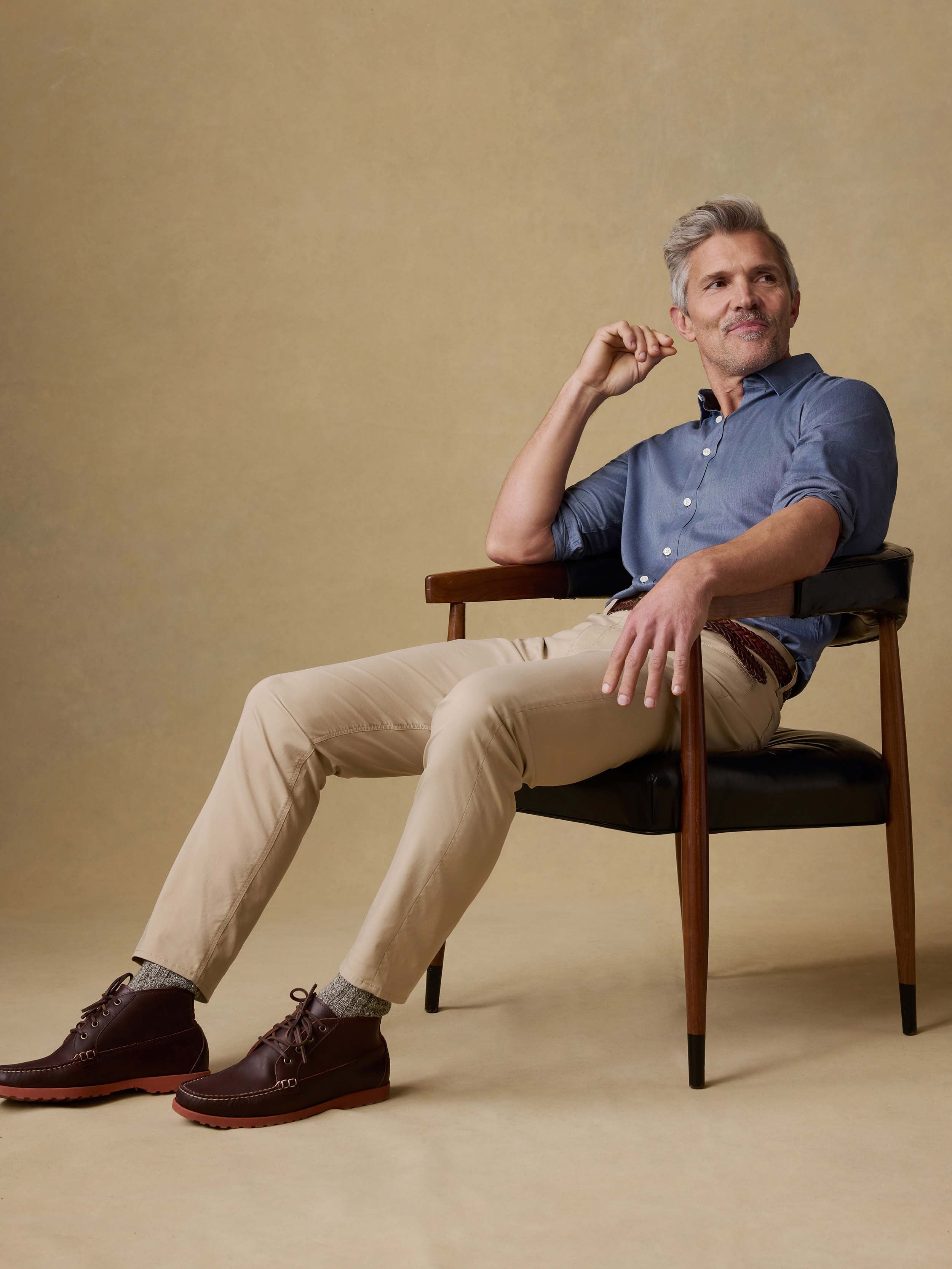 Movement™ 5-Pocket Pant - Island West Khaki | Faherty Brand