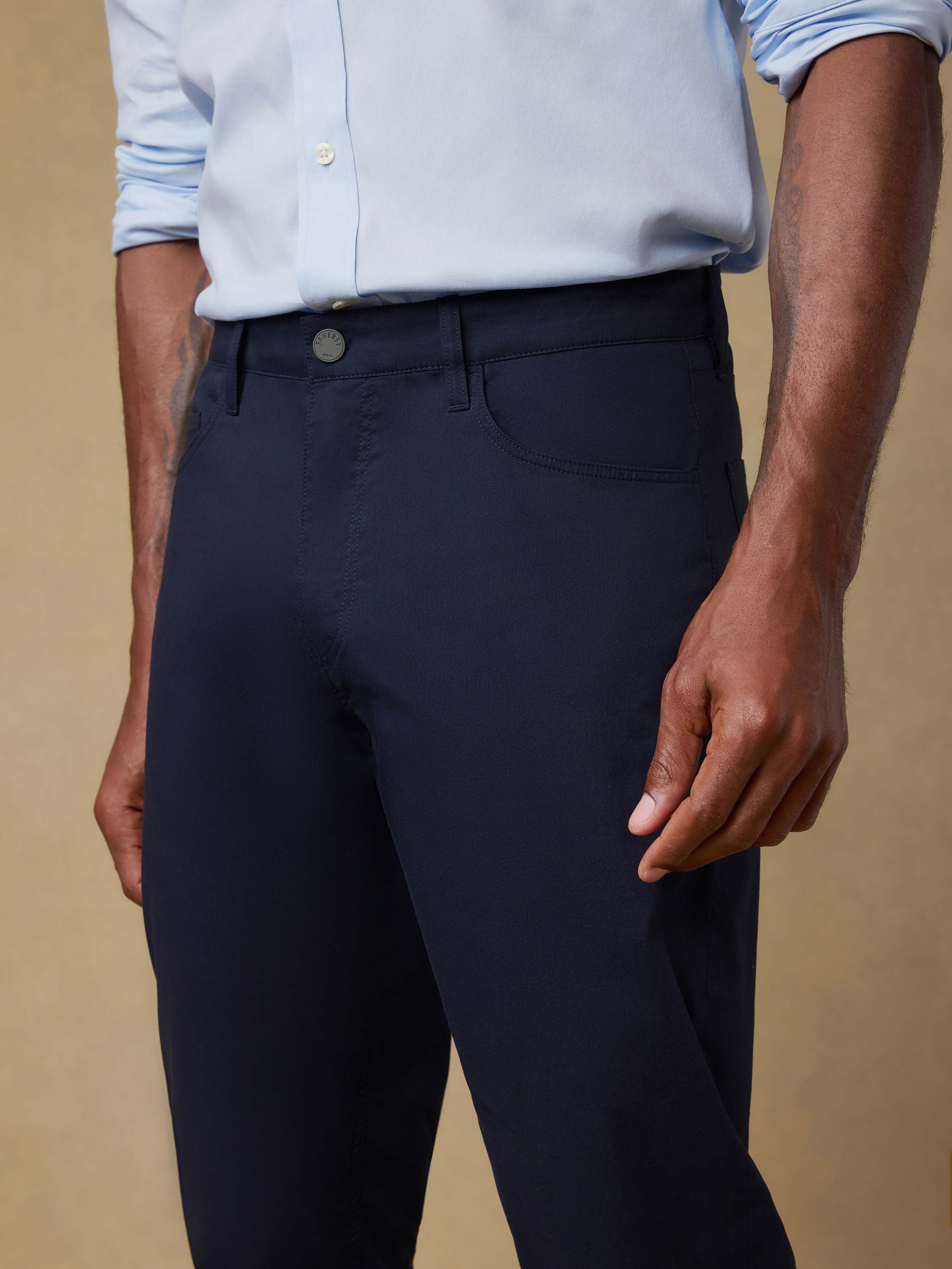 Movement™ 5-Pocket Pant - Navy | Faherty Brand