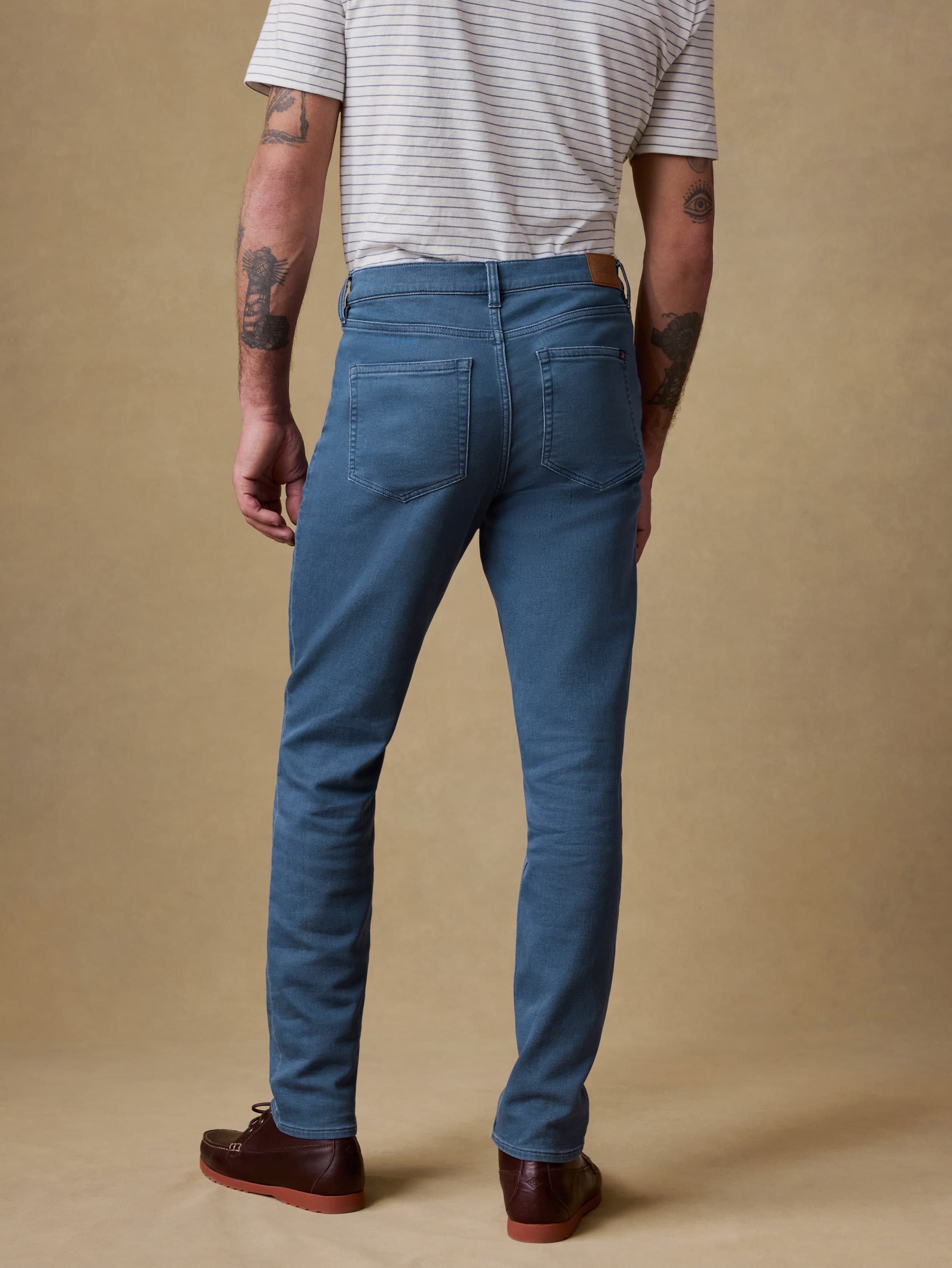 Stretch Terry 5-Pocket Pant - Pacific Tides | Faherty Brand