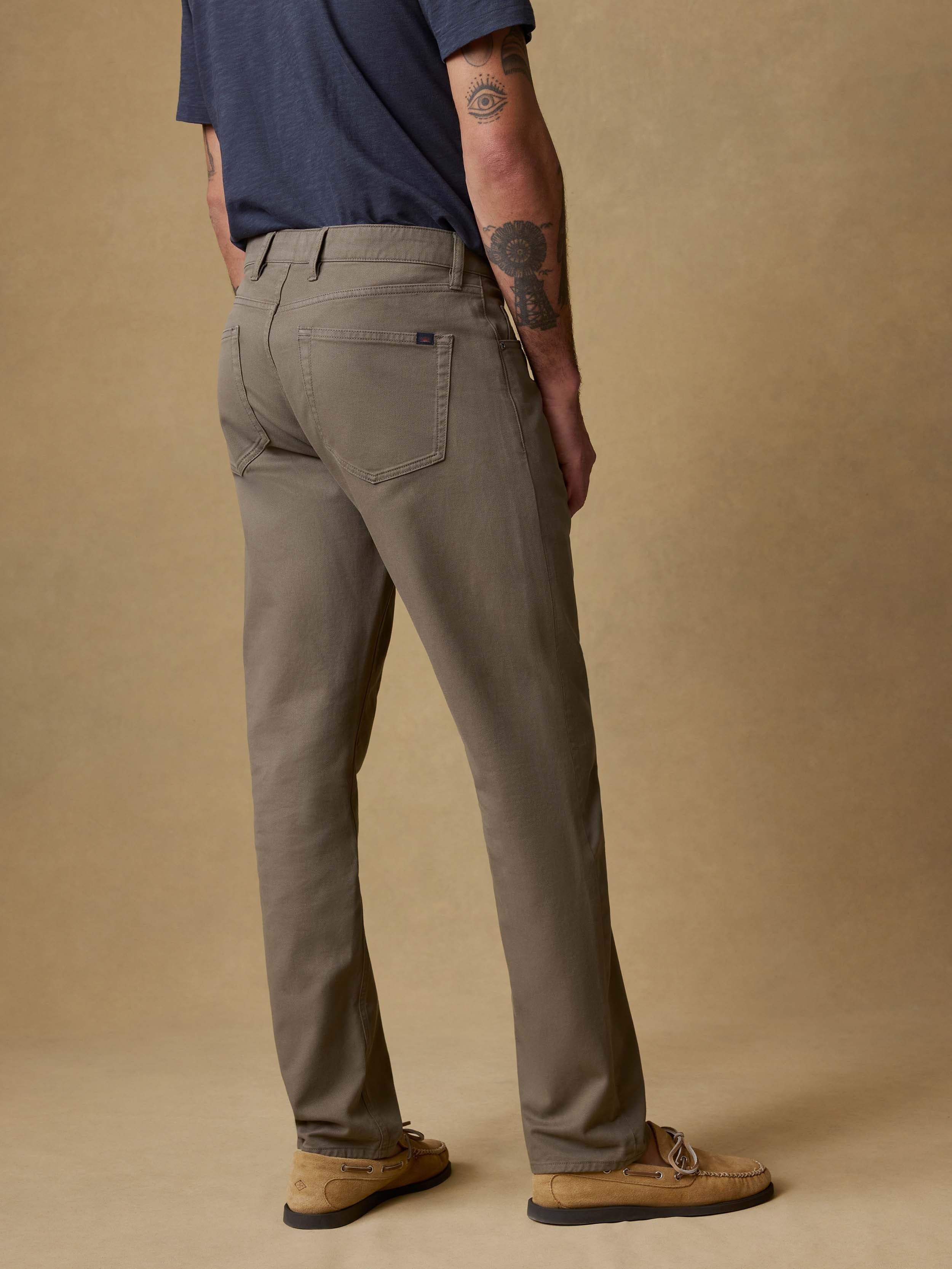 Reserve Twill 5-Pocket Pant - Cypress Mountain | Faherty Brand