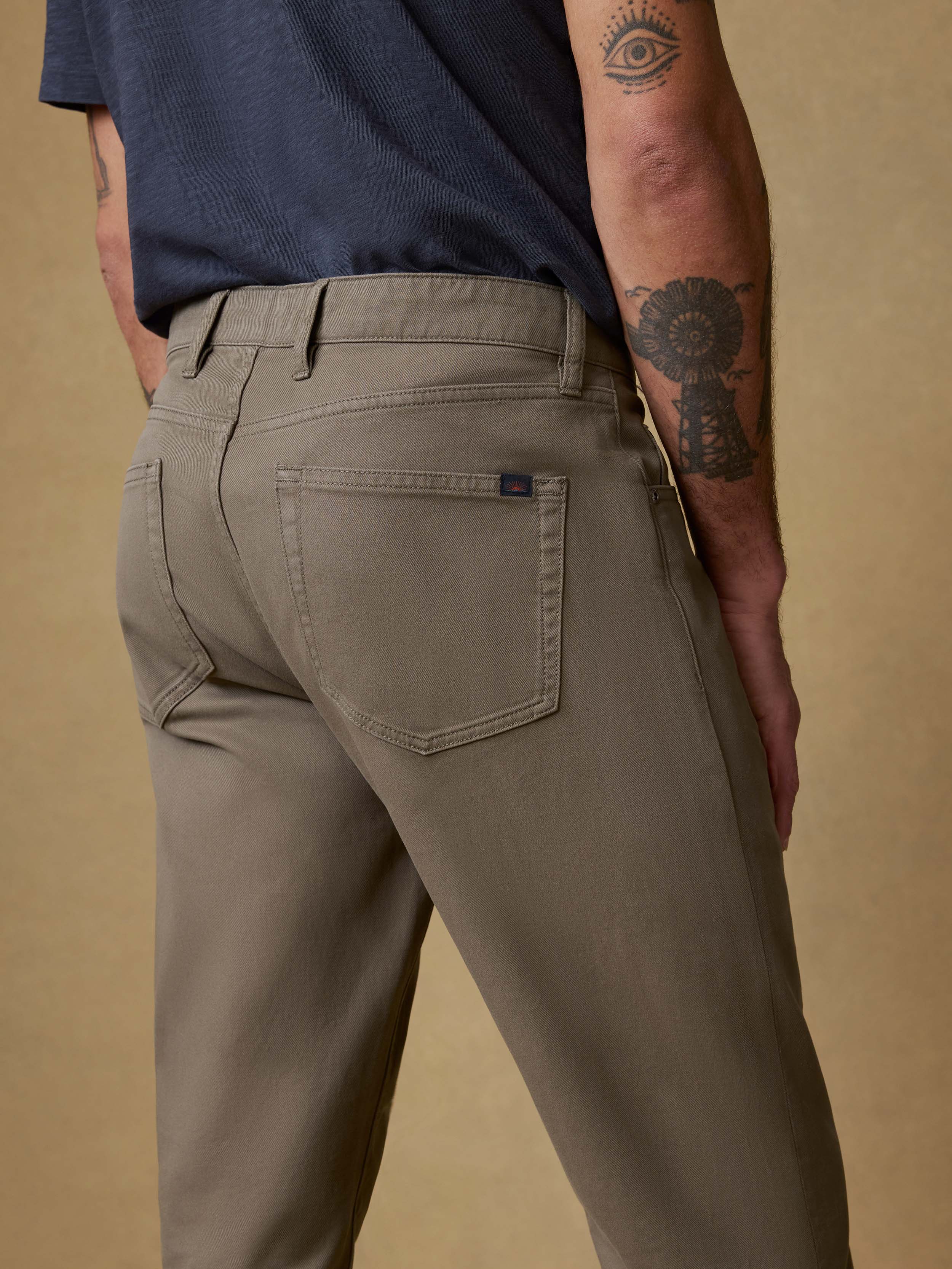 Reserve Twill 5-Pocket Pant - Cypress Mountain | Faherty Brand
